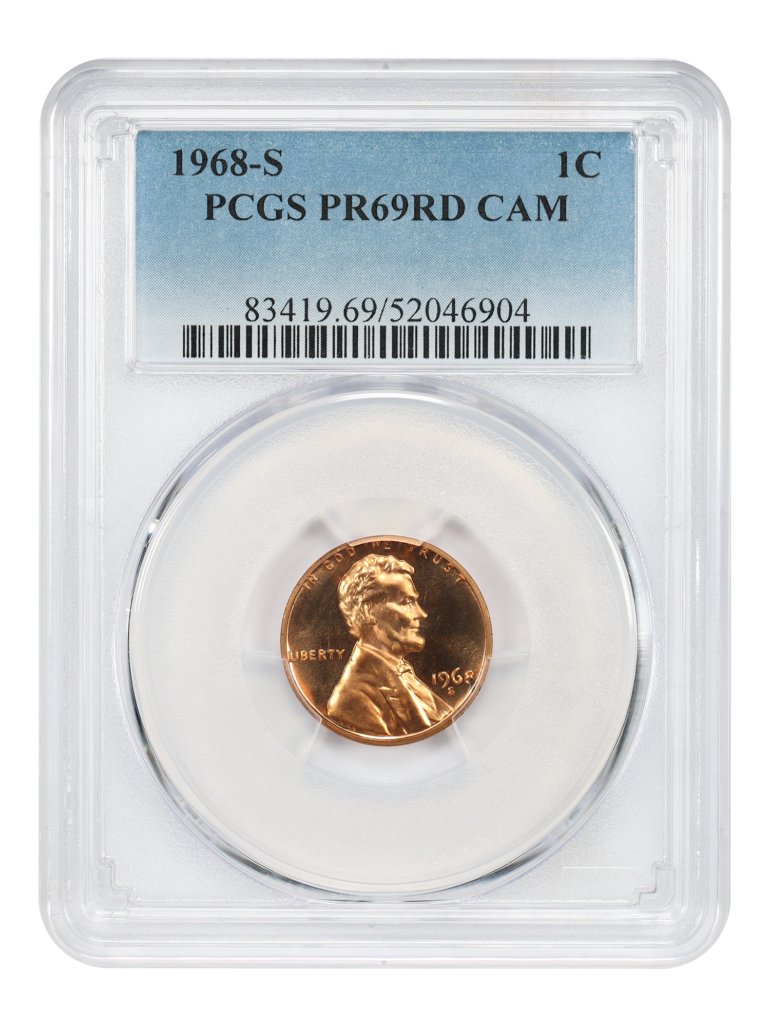 1968-S 1C, CAM