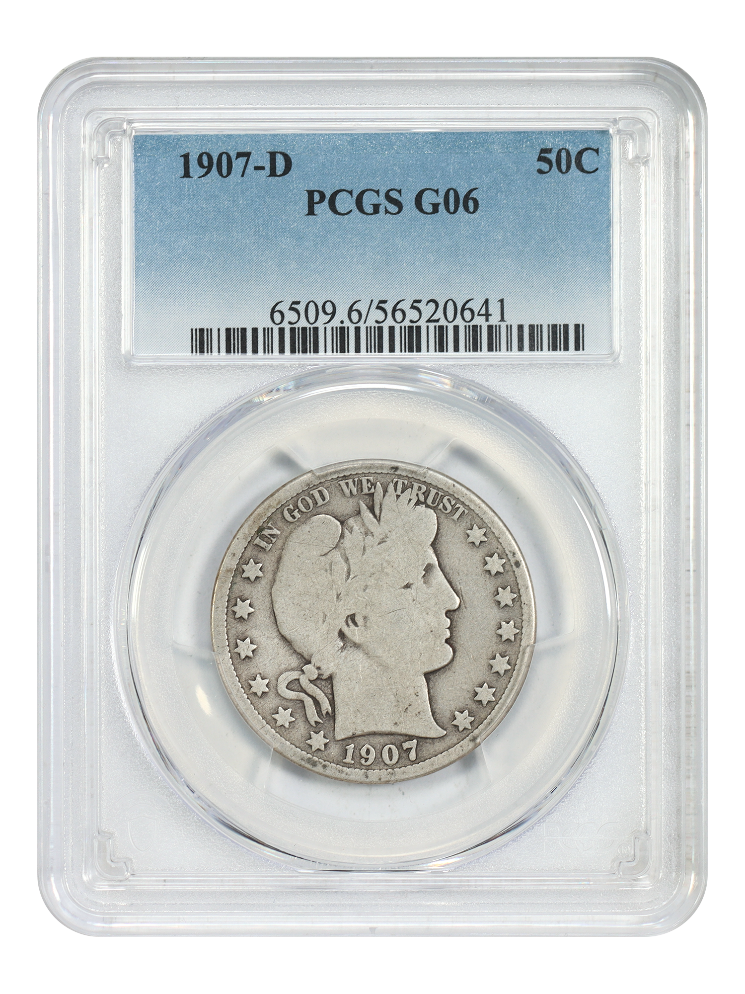 1907-D 50C PCGS Good 06