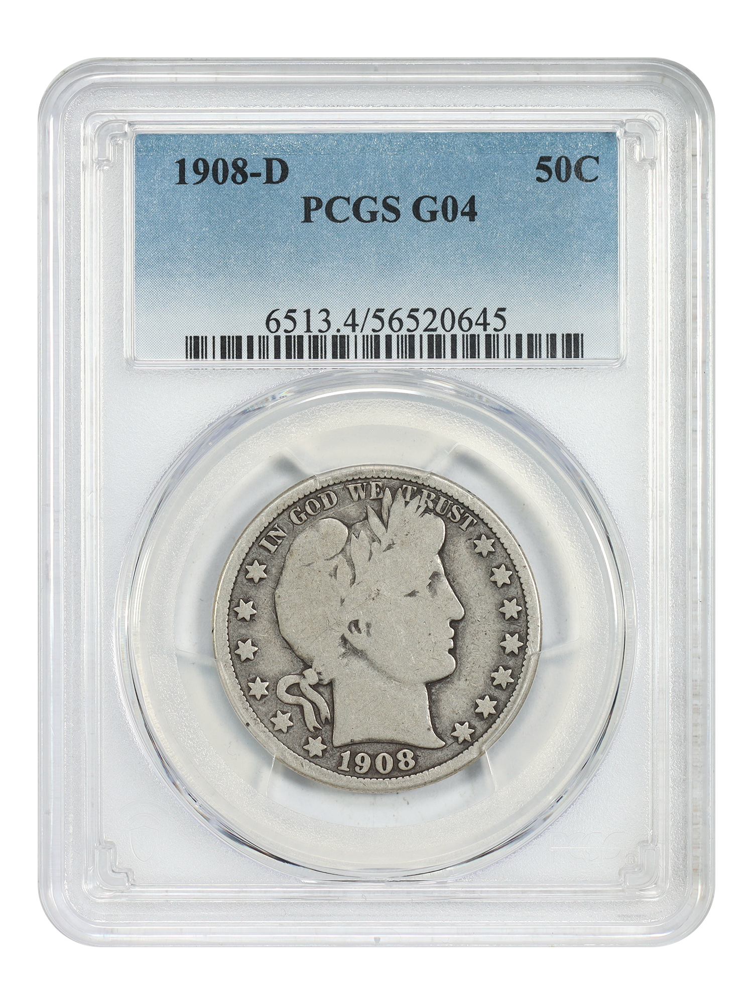 1908-D 50C PCGS Good 04