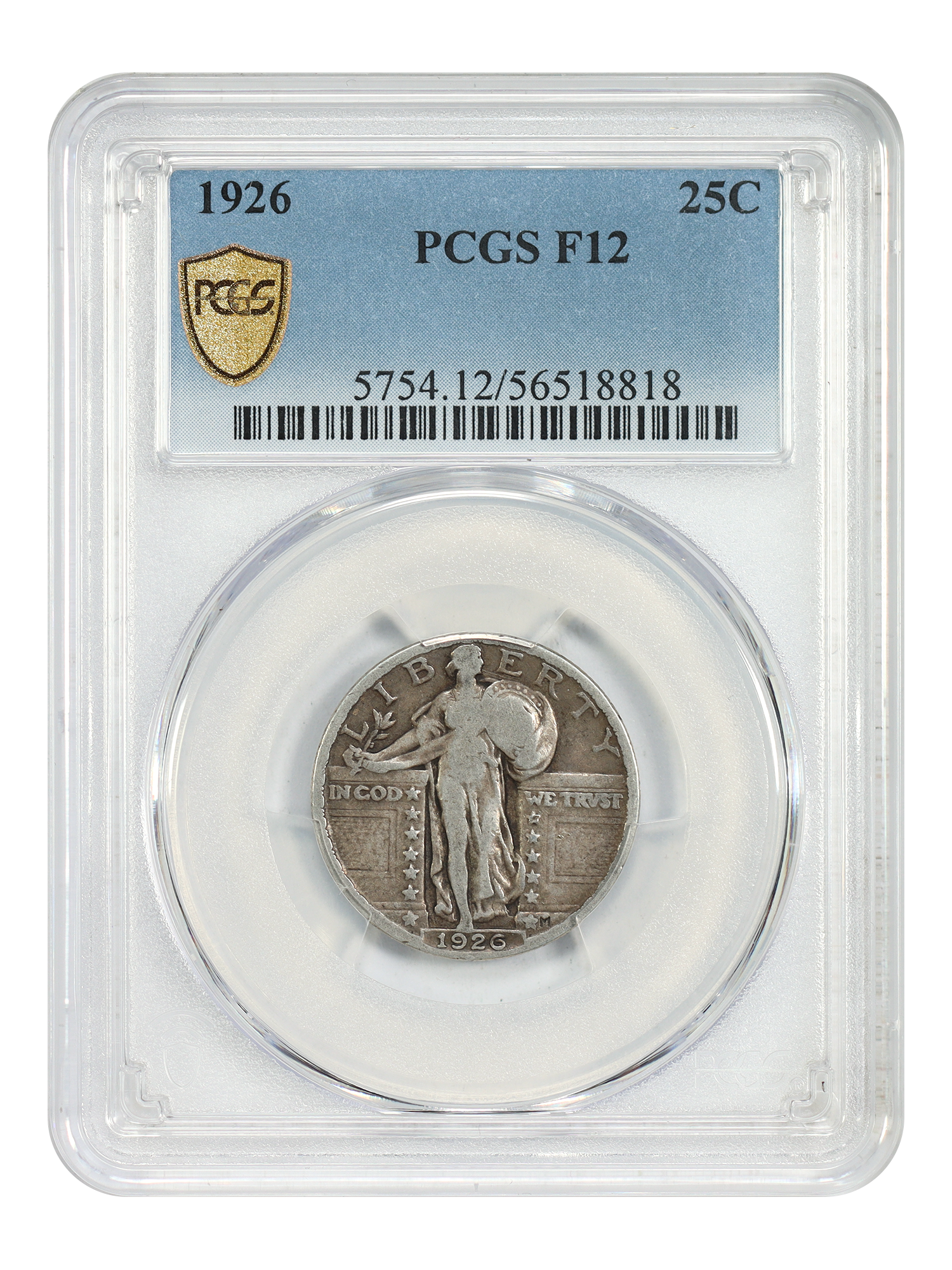 1926 25C PCGS Fine 12