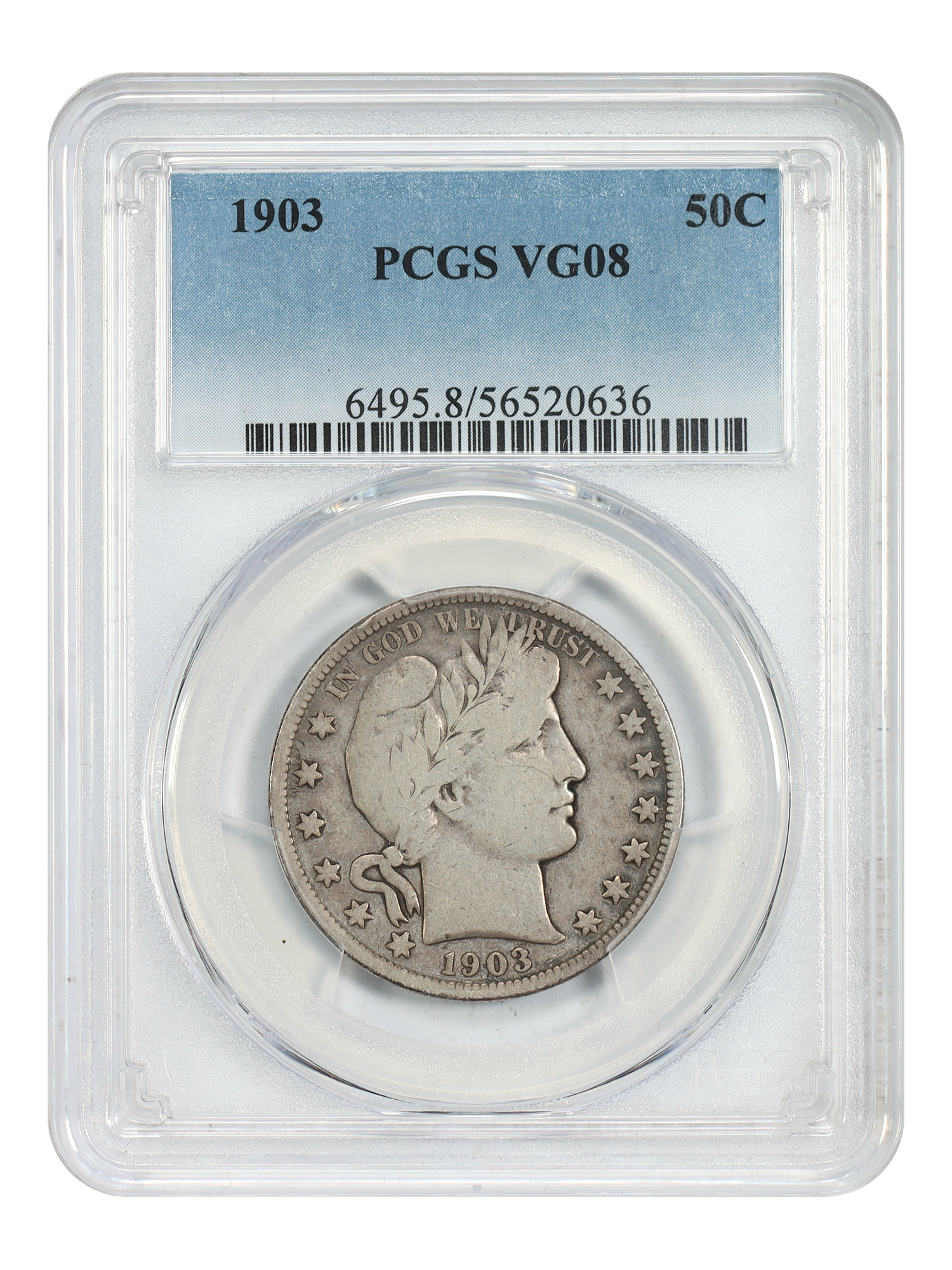 1903 50C PCGS VG08