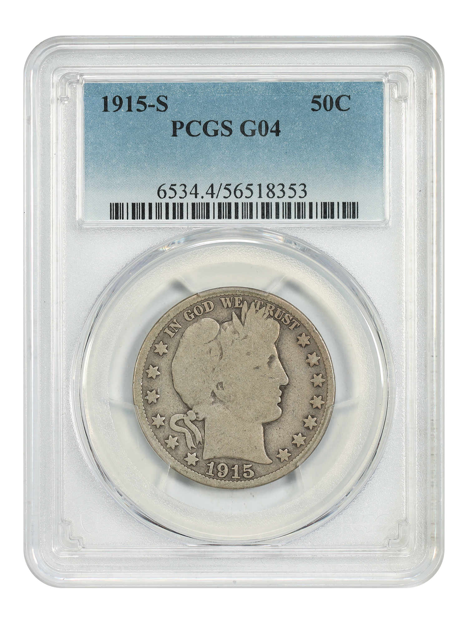 1915-S 50C PCGS Good 04