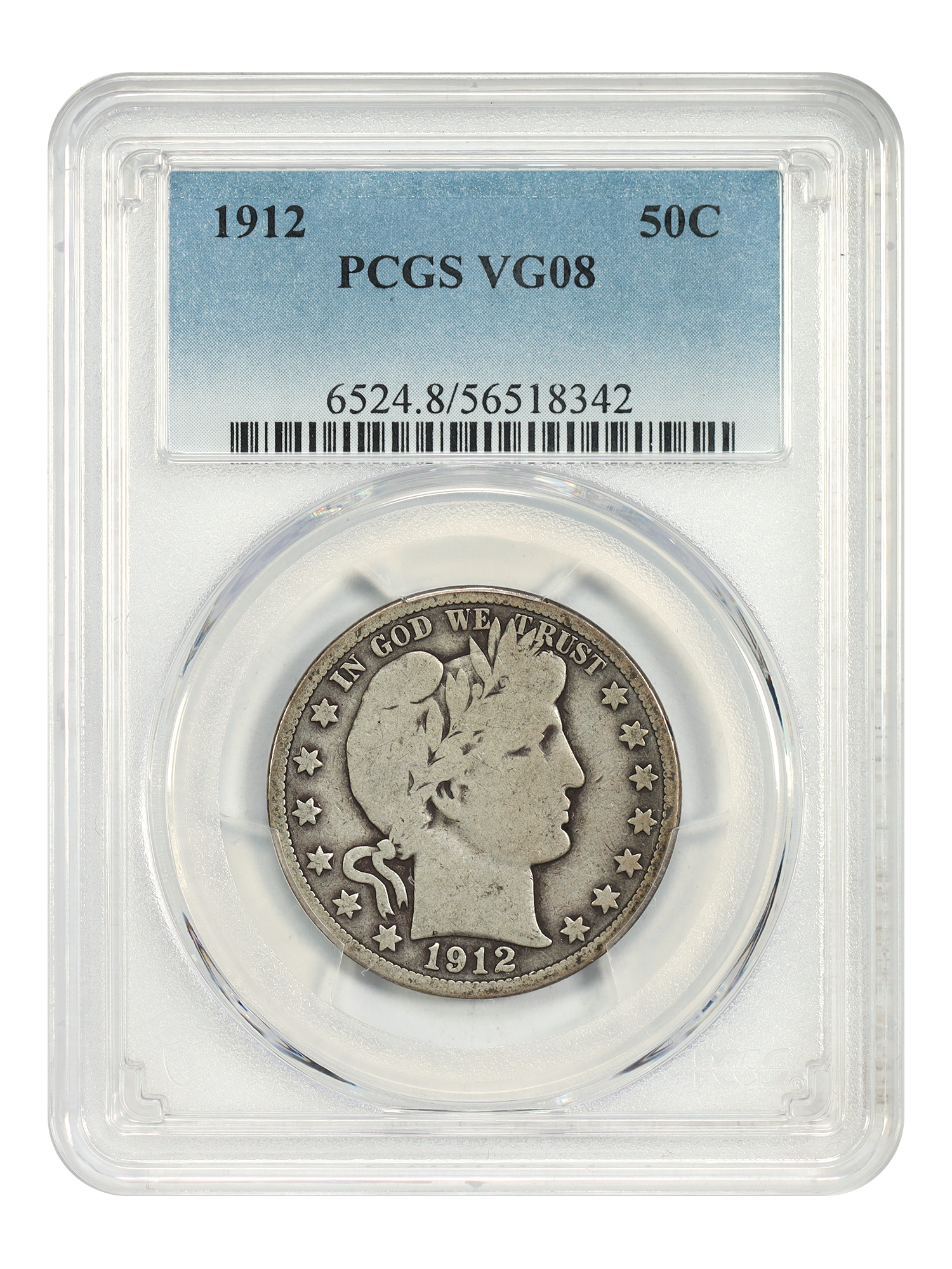 1912 50C PCGS VG08