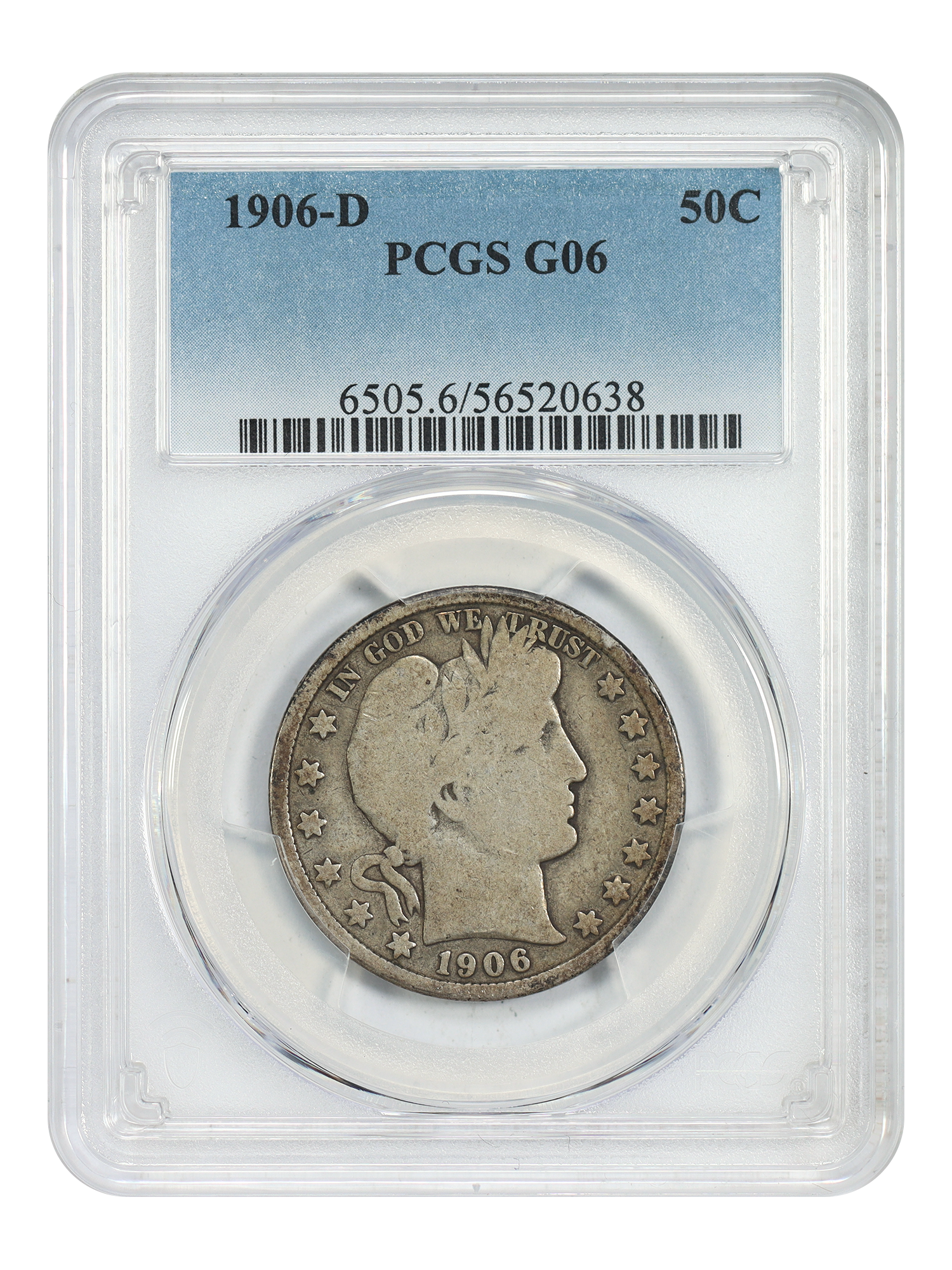 1906-D 50C PCGS Good 06