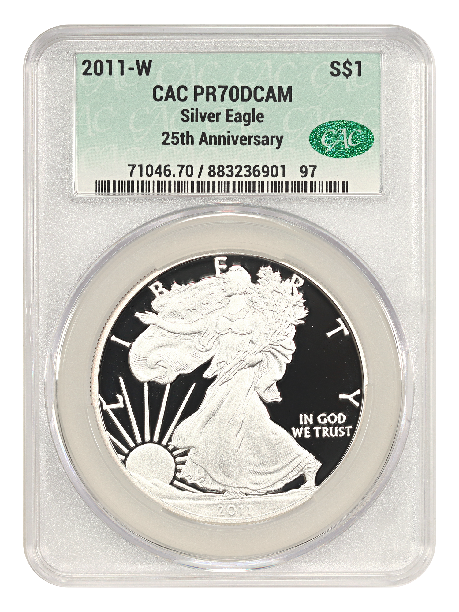2011-W $1 Silver Eagle, DCAM