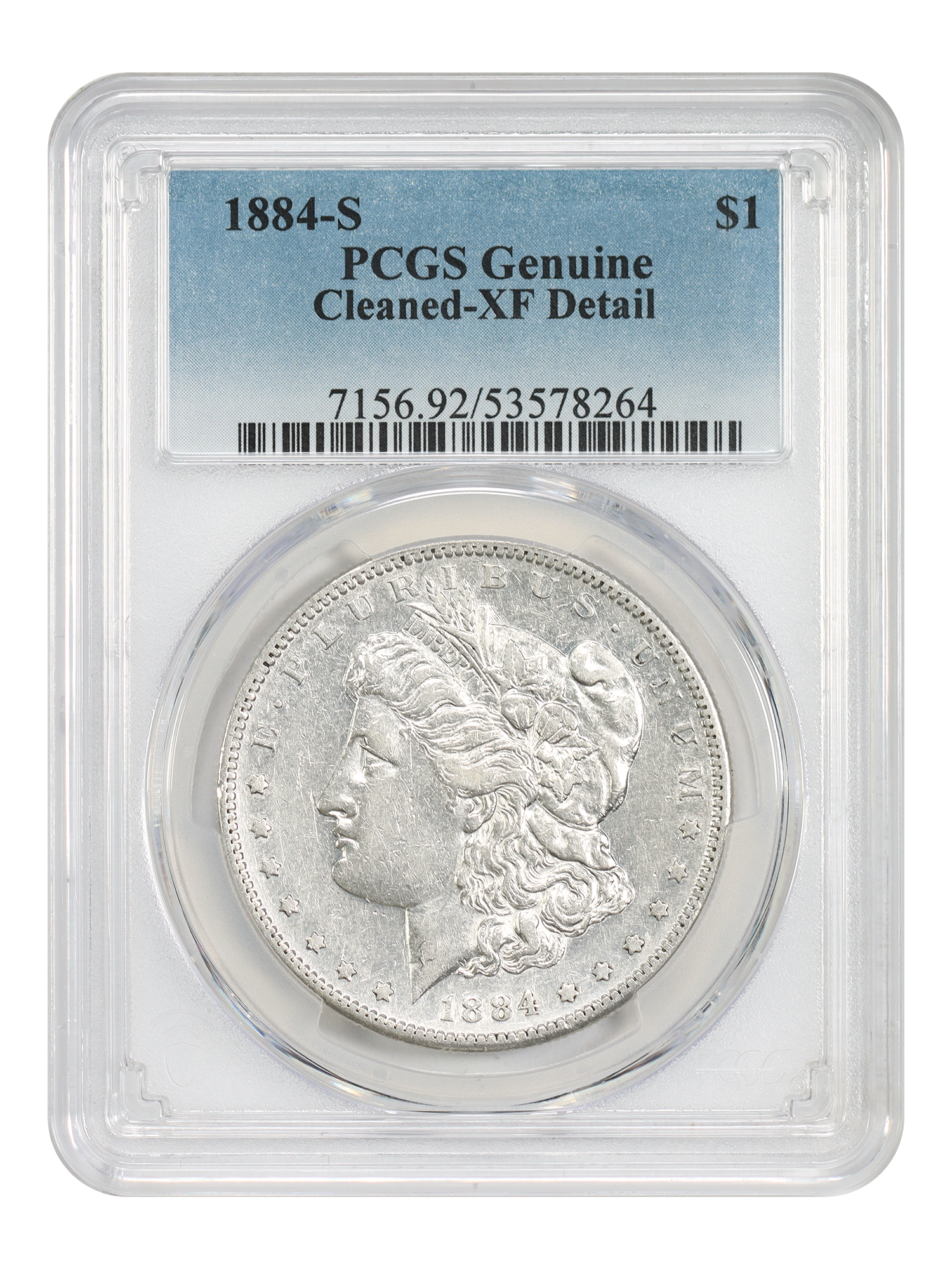 1884-S $1 PCGS XF Details (Cleaned)