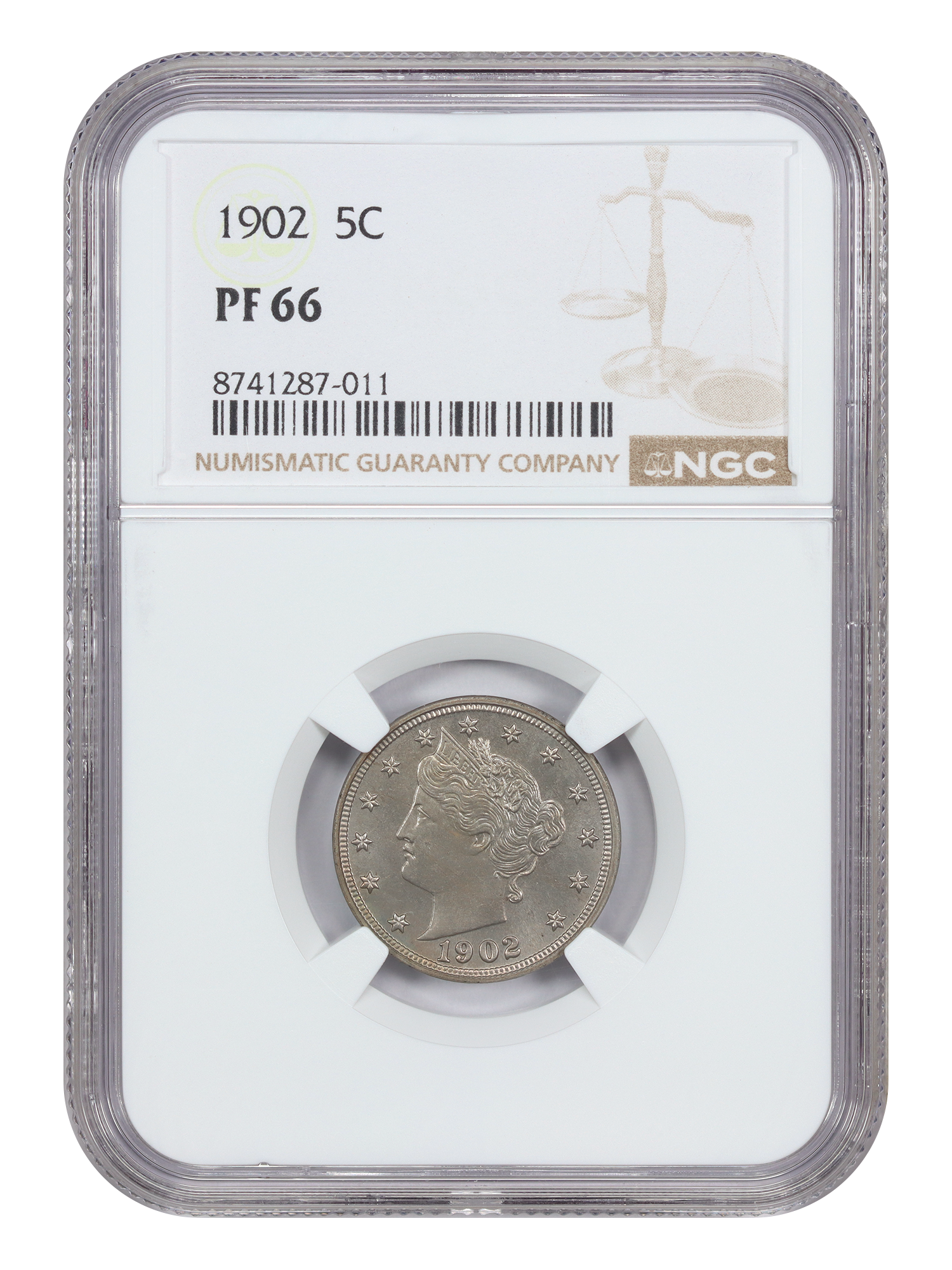1902 5C NGC PR66