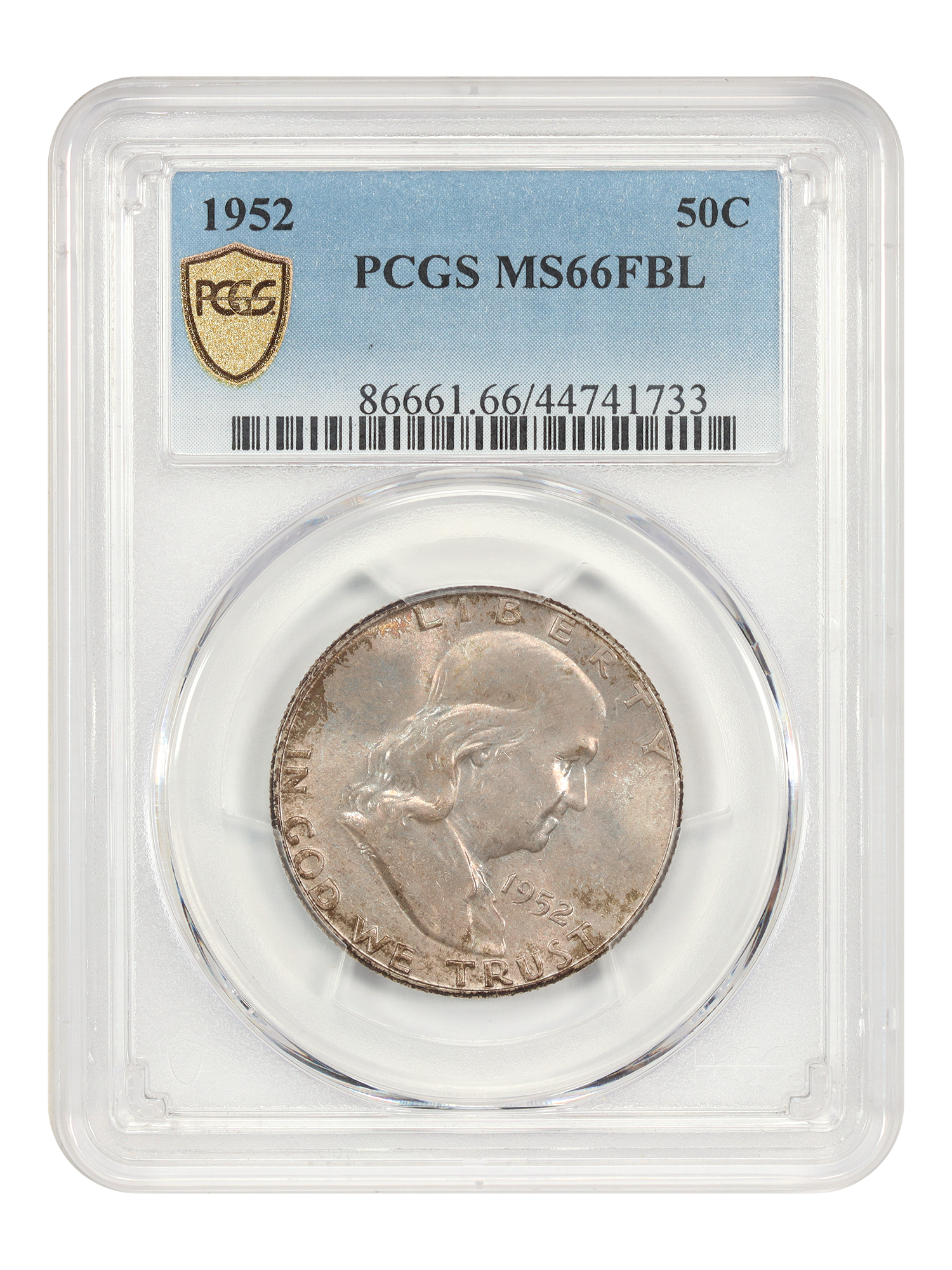 1952 50C PCGS MS66FBL