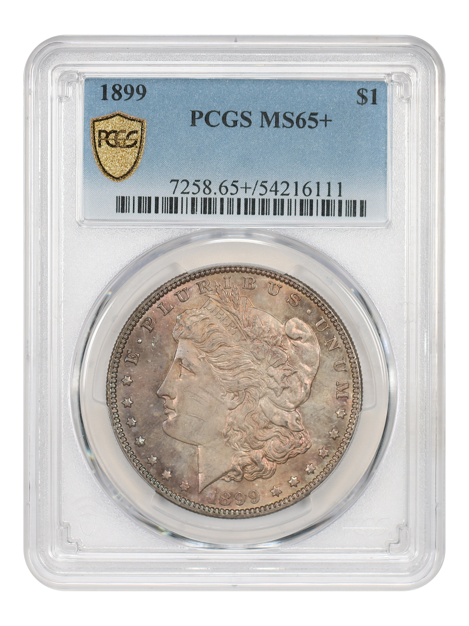 1899 $1 PCGS MS65+