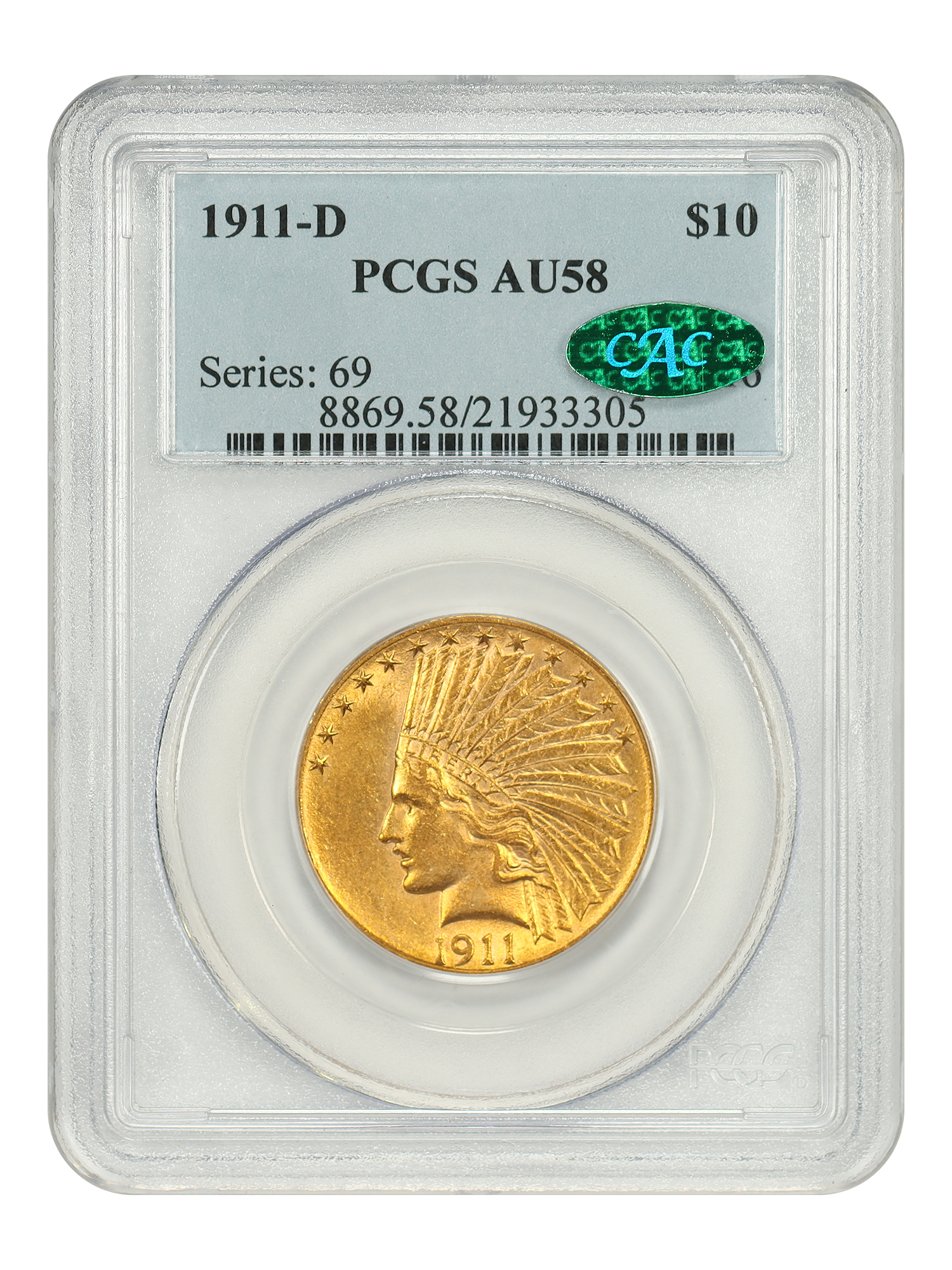 1911-D $10