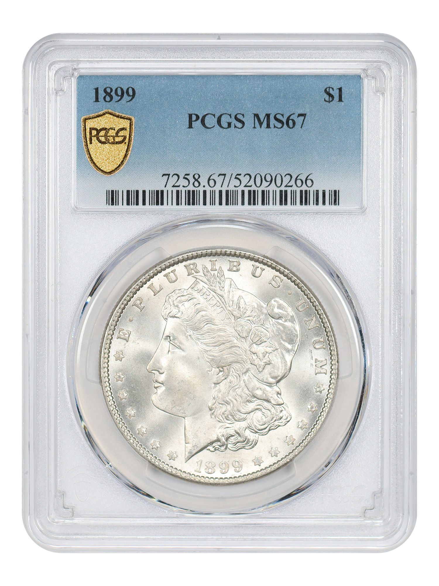 1899 $1 PCGS MS67