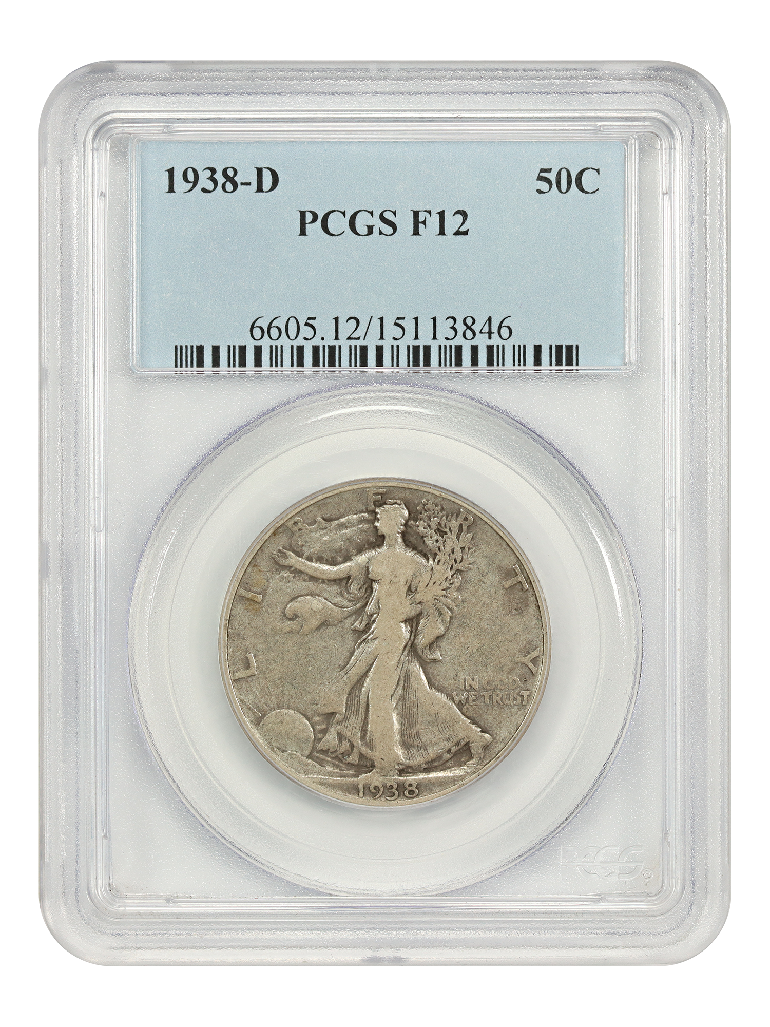 1938-D 50C PCGS Fine 12