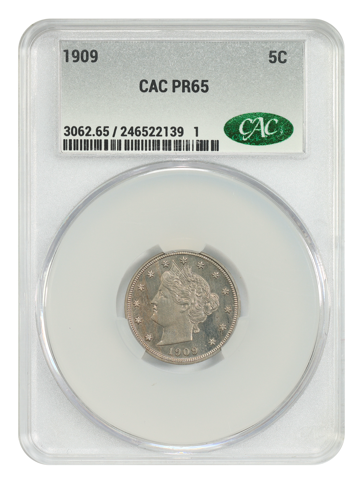 1909 5C CACG PR65