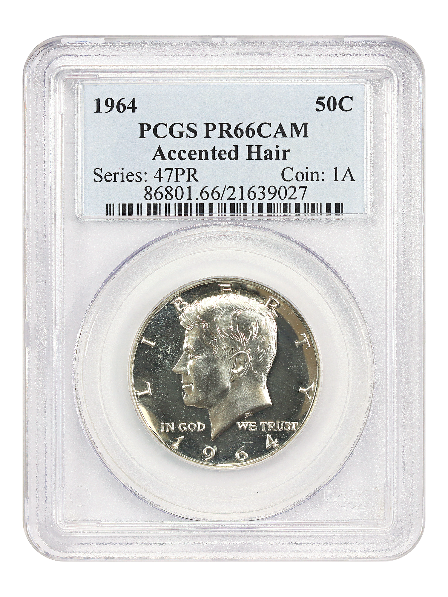 1964 50C Accented Hair, CAM