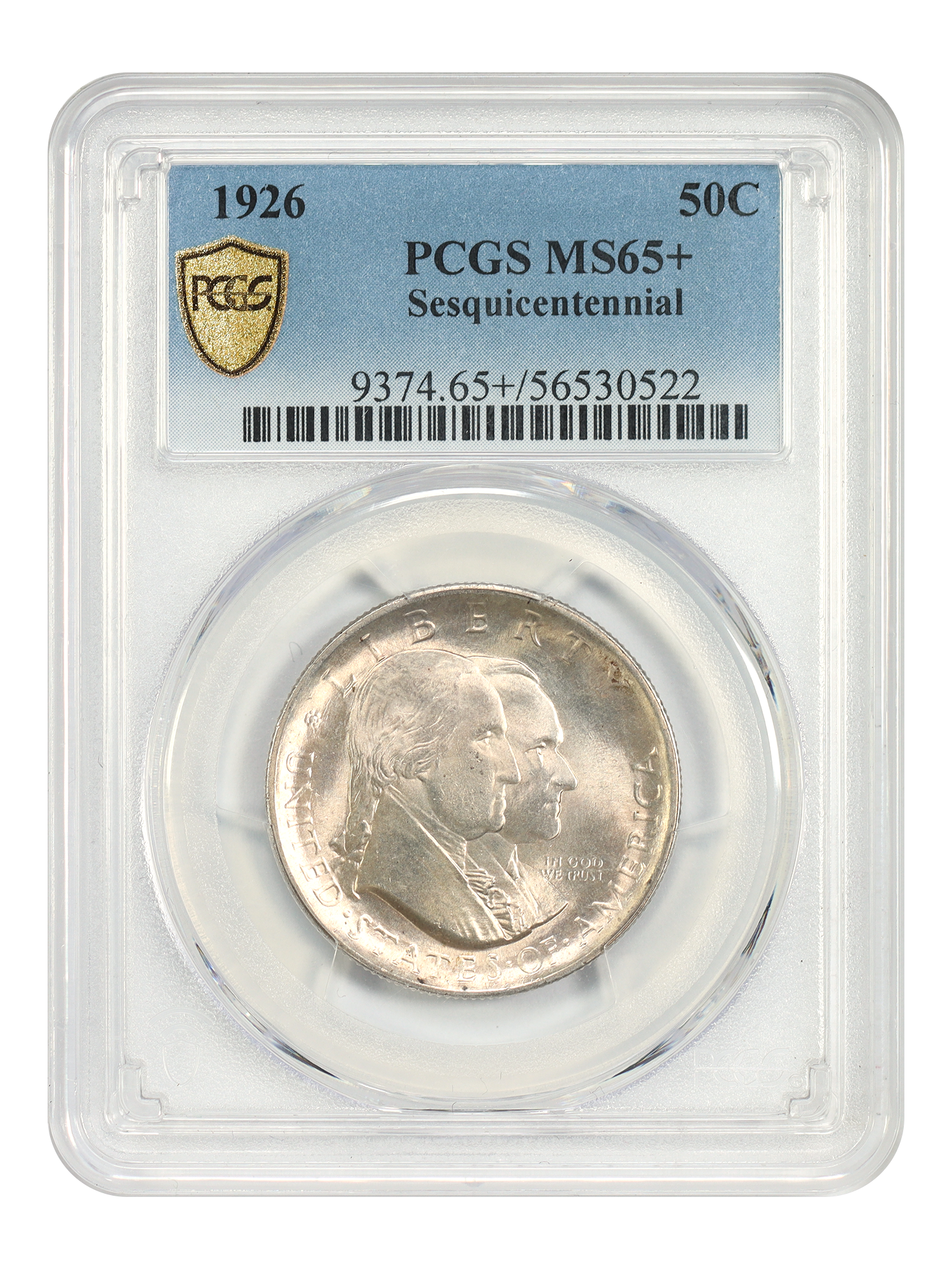 1926 50C Sesquicentennial PCGS MS65+