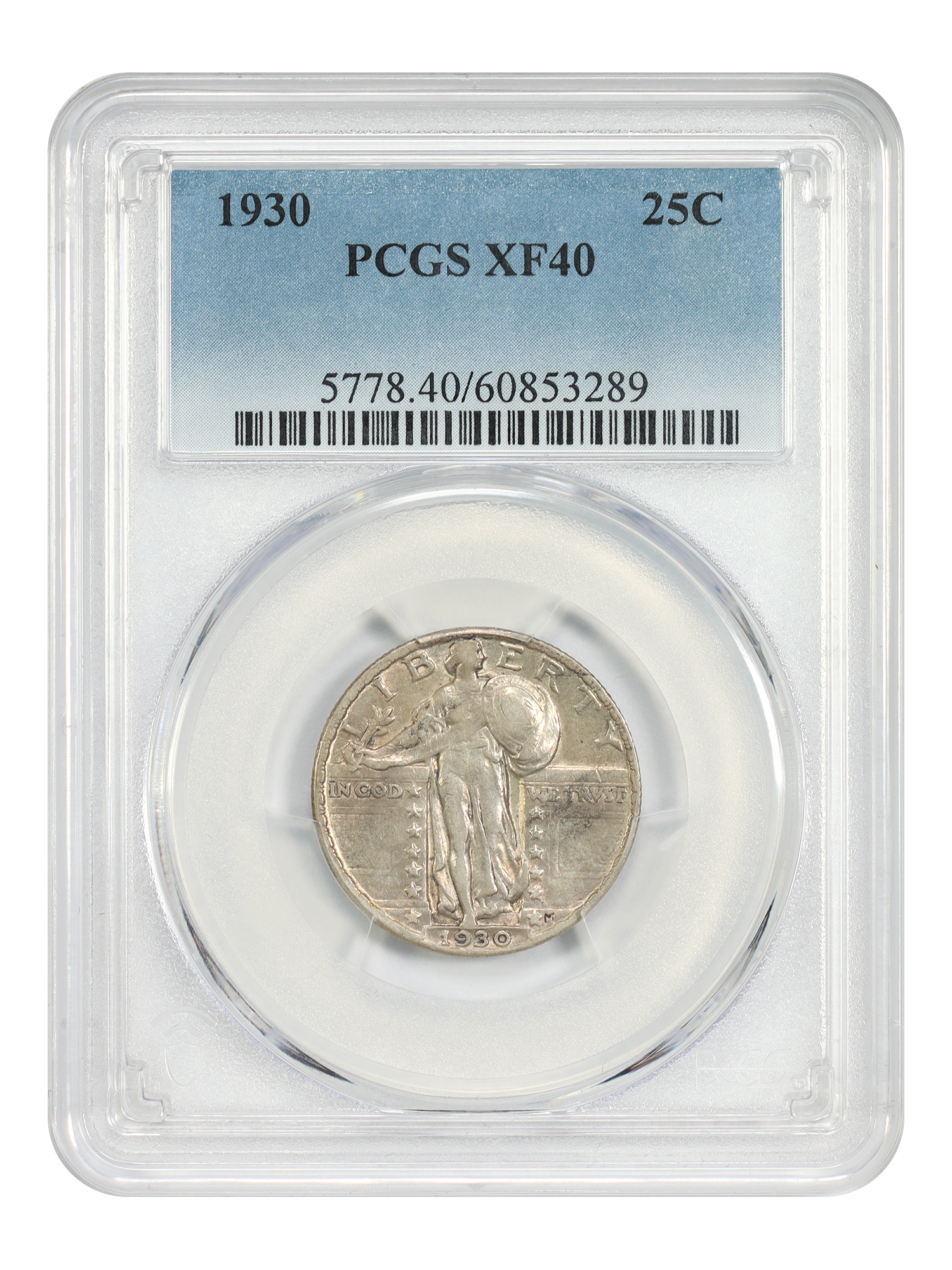 1930 25C PCGS XF40
