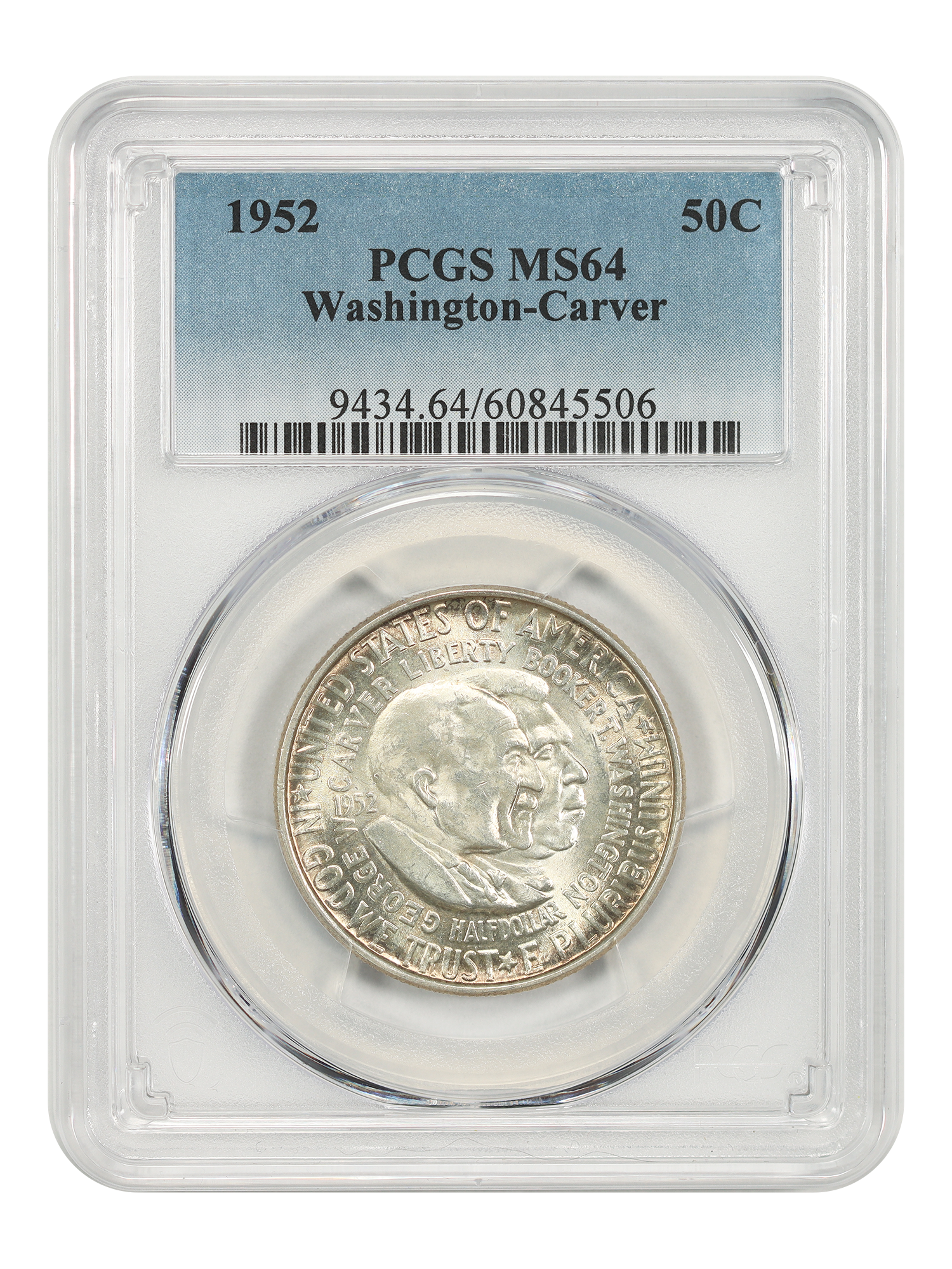1952 50C Washington-Carver PCGS MS64