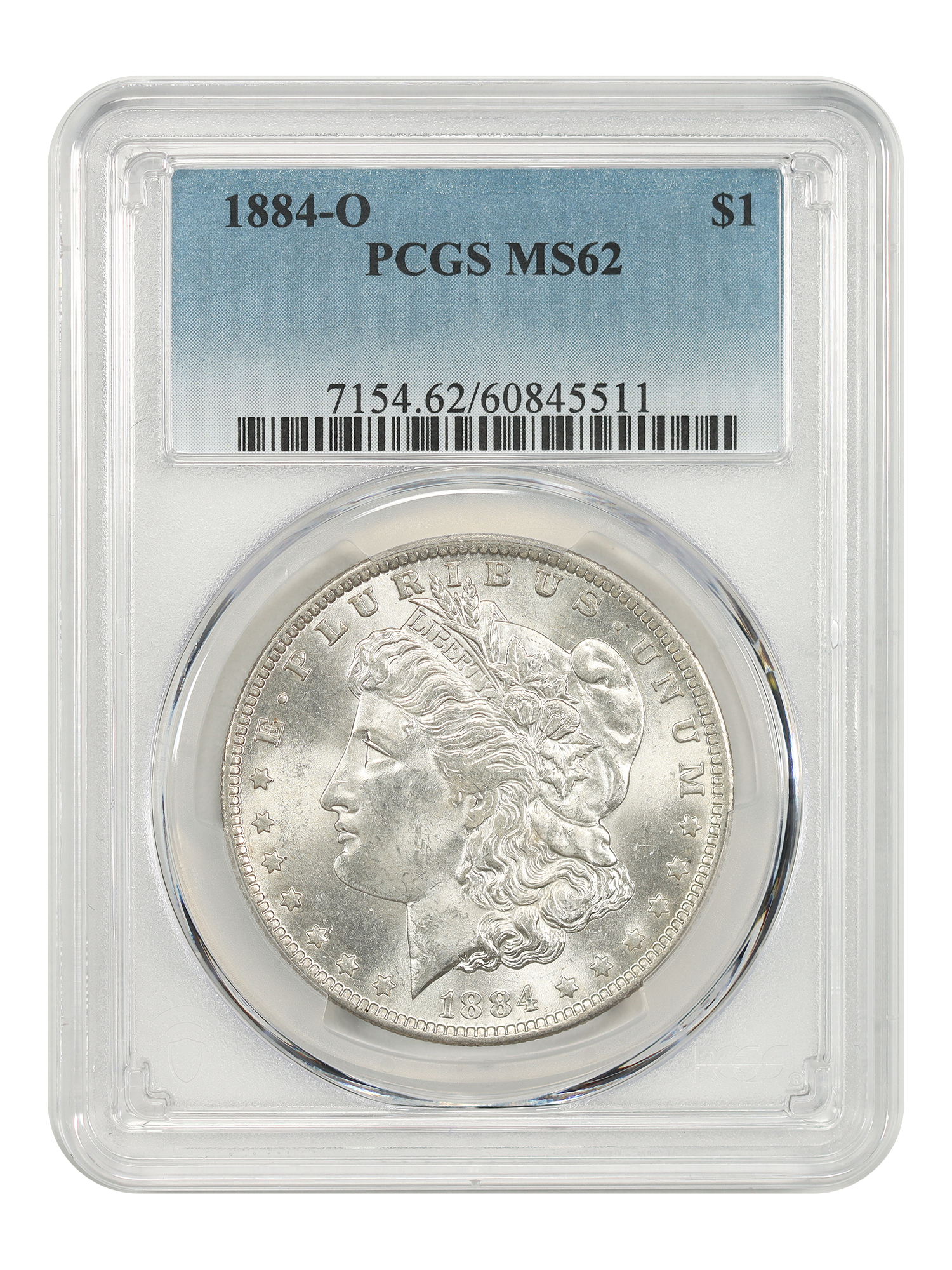 1884-O $1 PCGS MS62