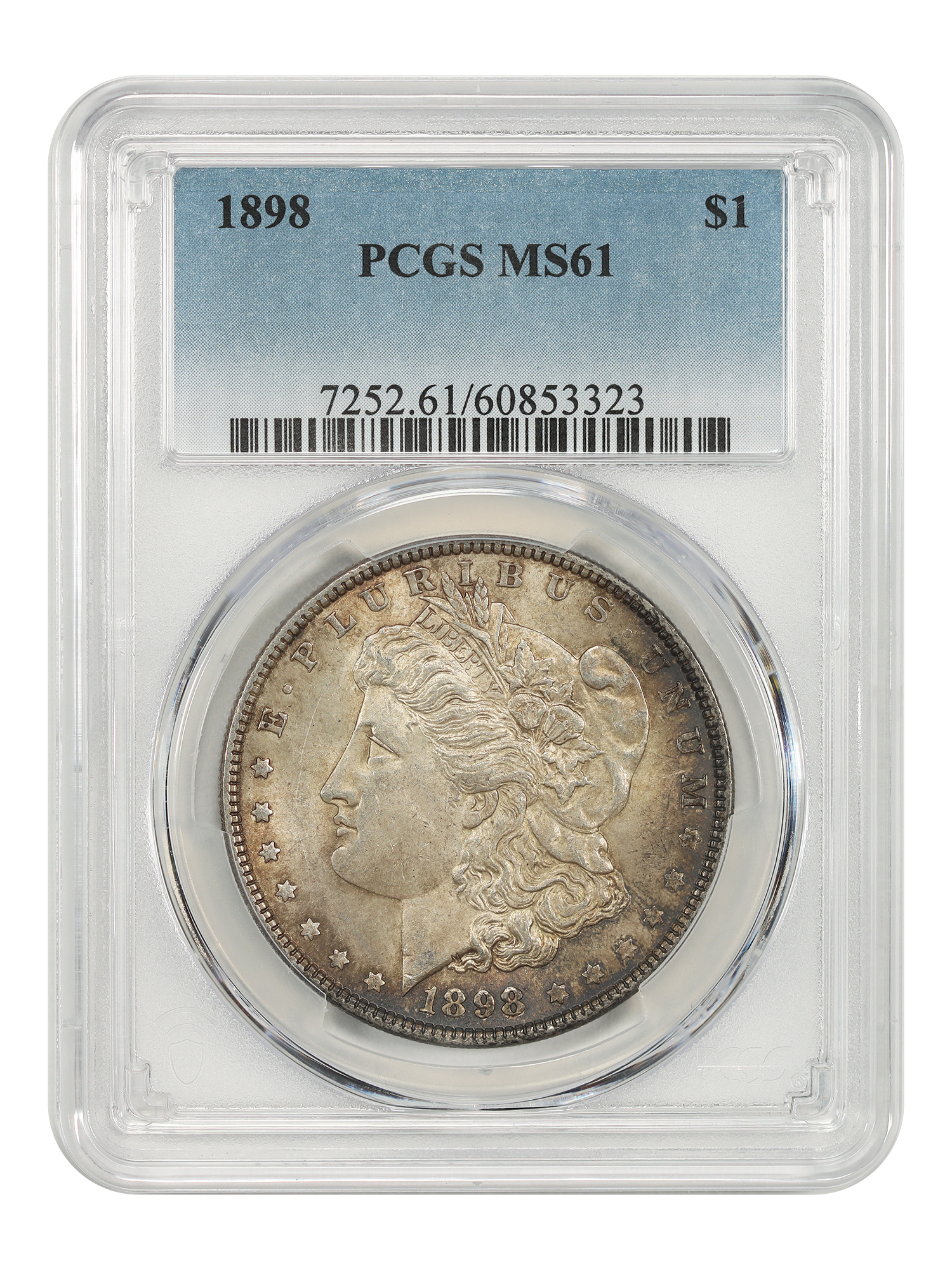 1898 $1 PCGS MS61