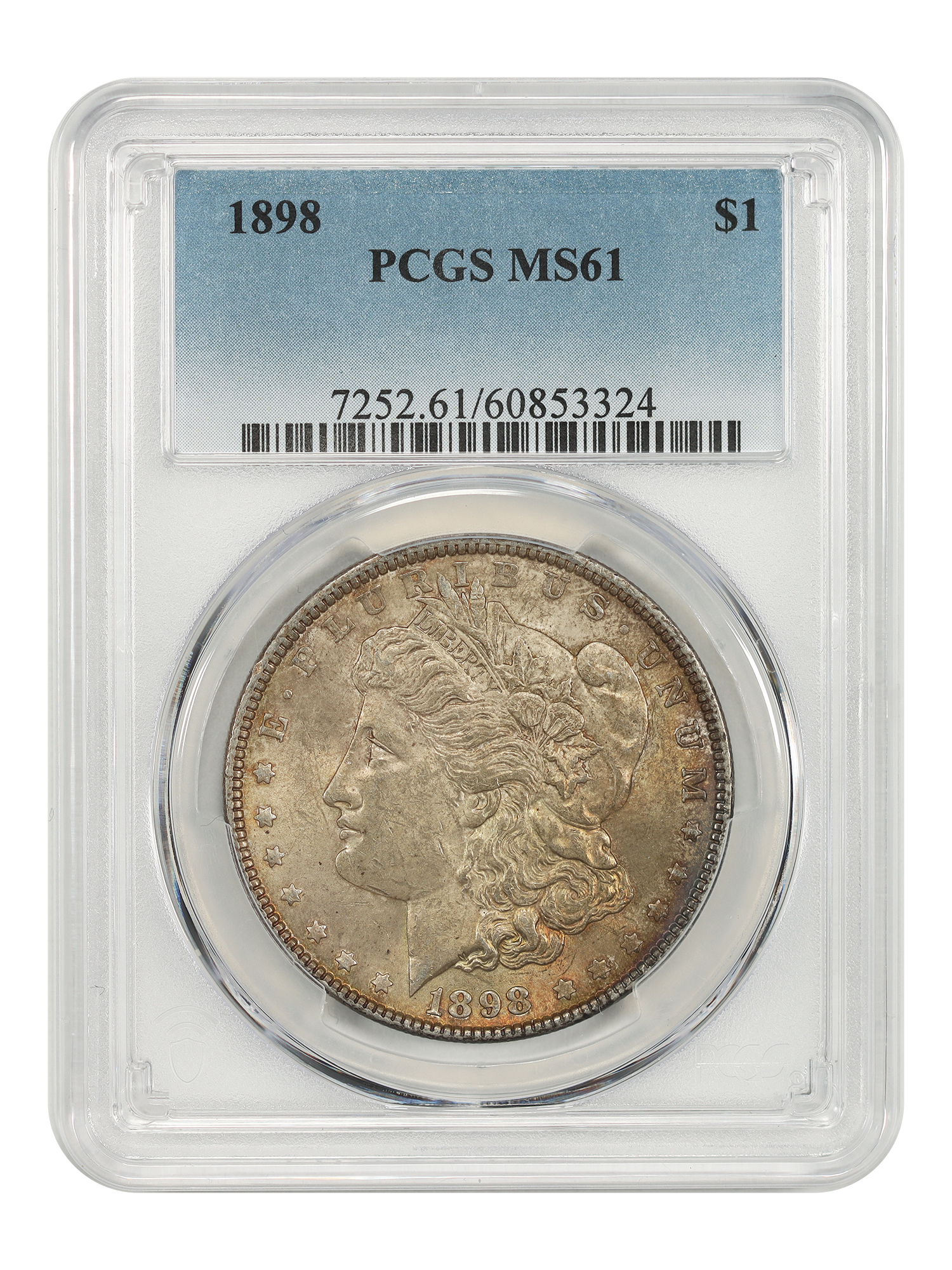 1898 $1 PCGS MS61
