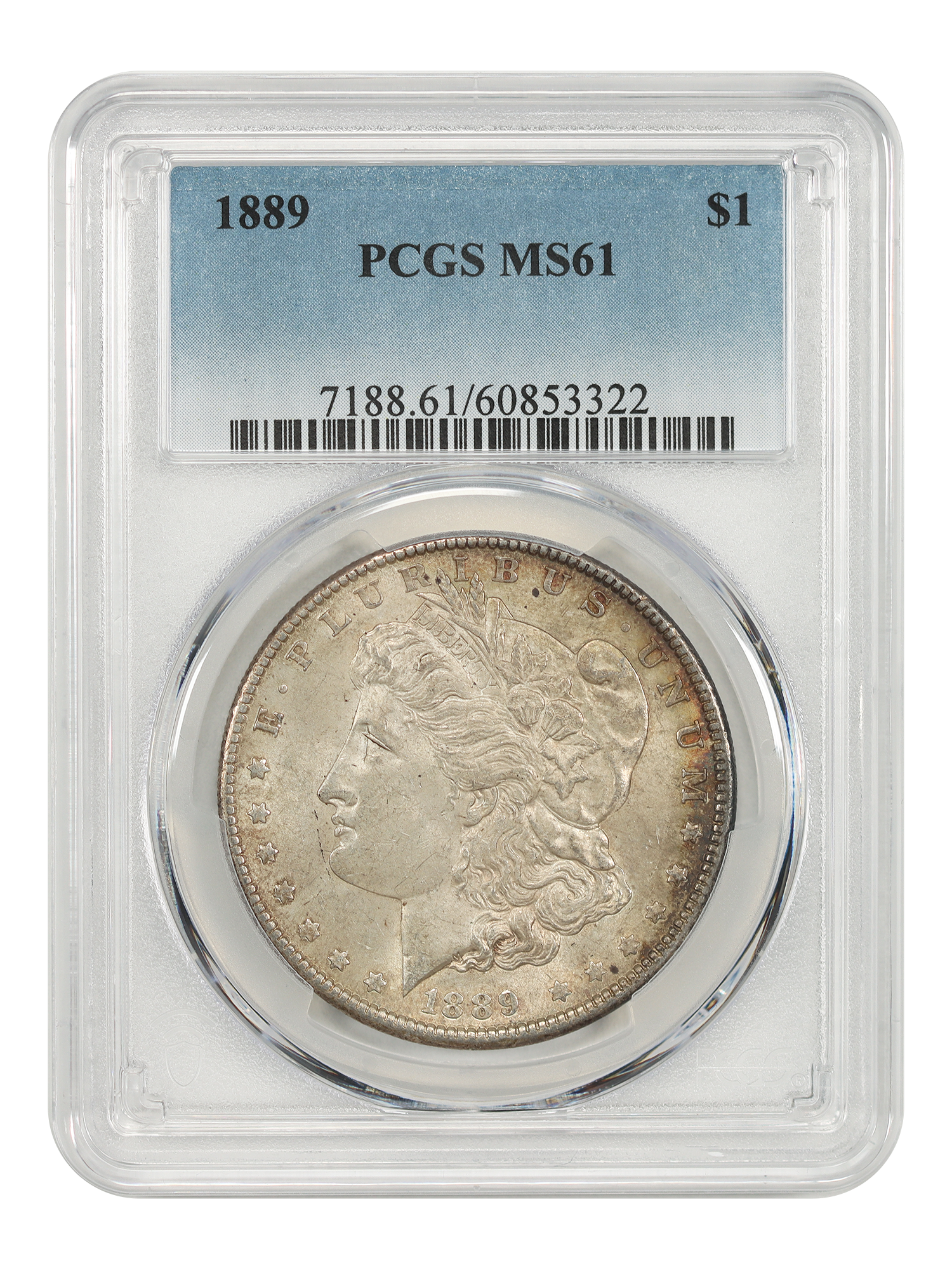 1889 $1 PCGS MS61
