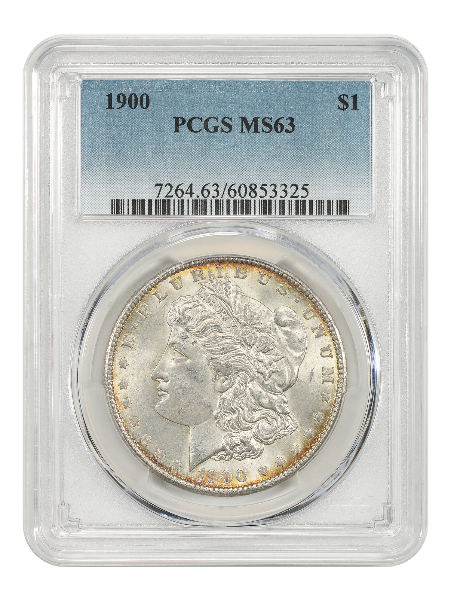 1900 $1 PCGS MS63