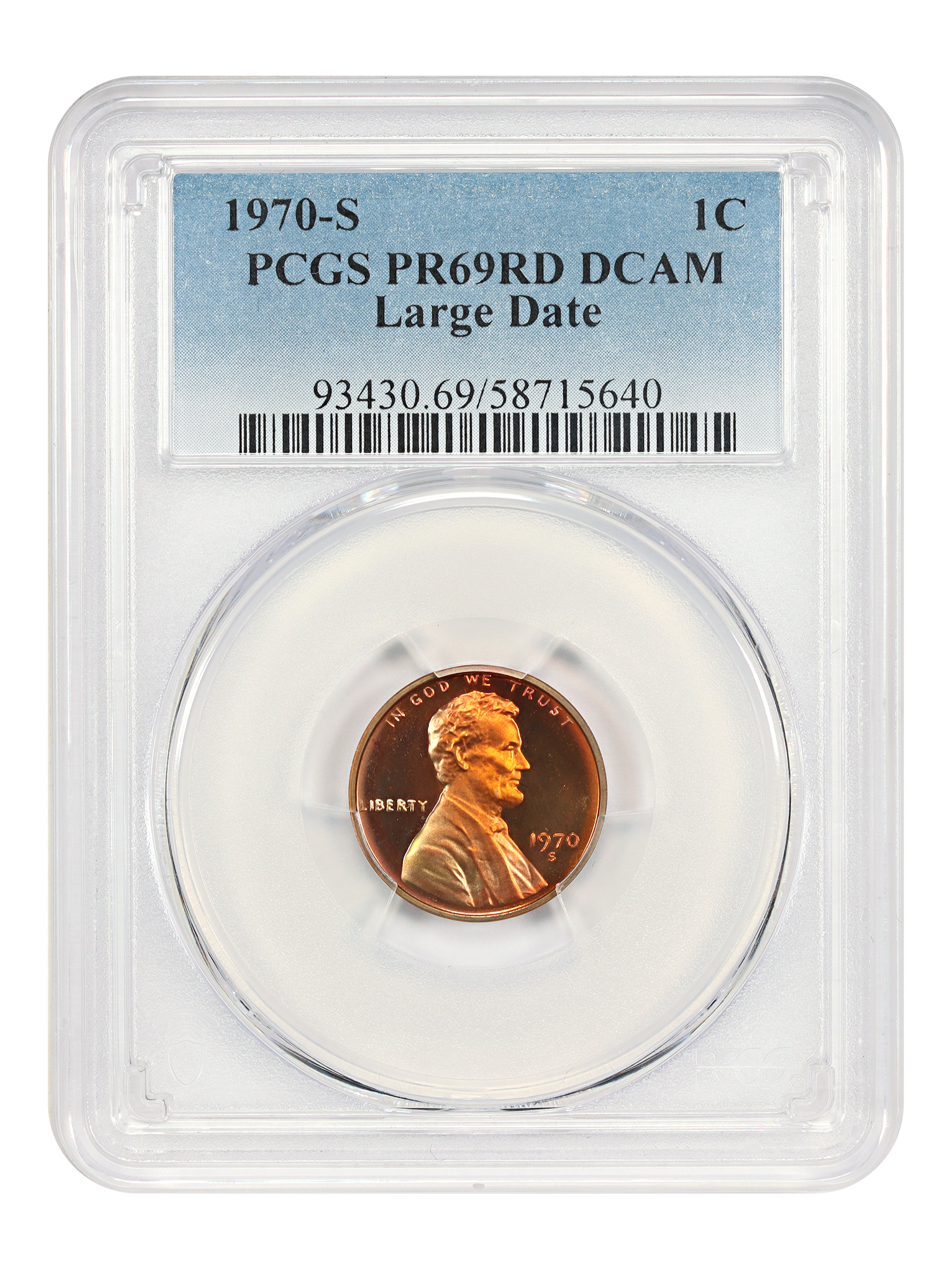 1970-S 1C Large Date, DCAM