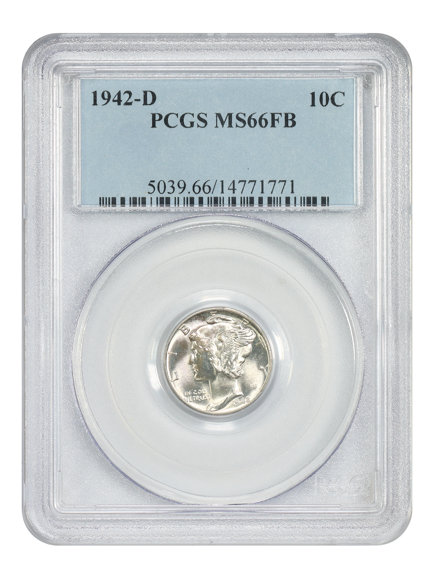 1942-D 10C, FB