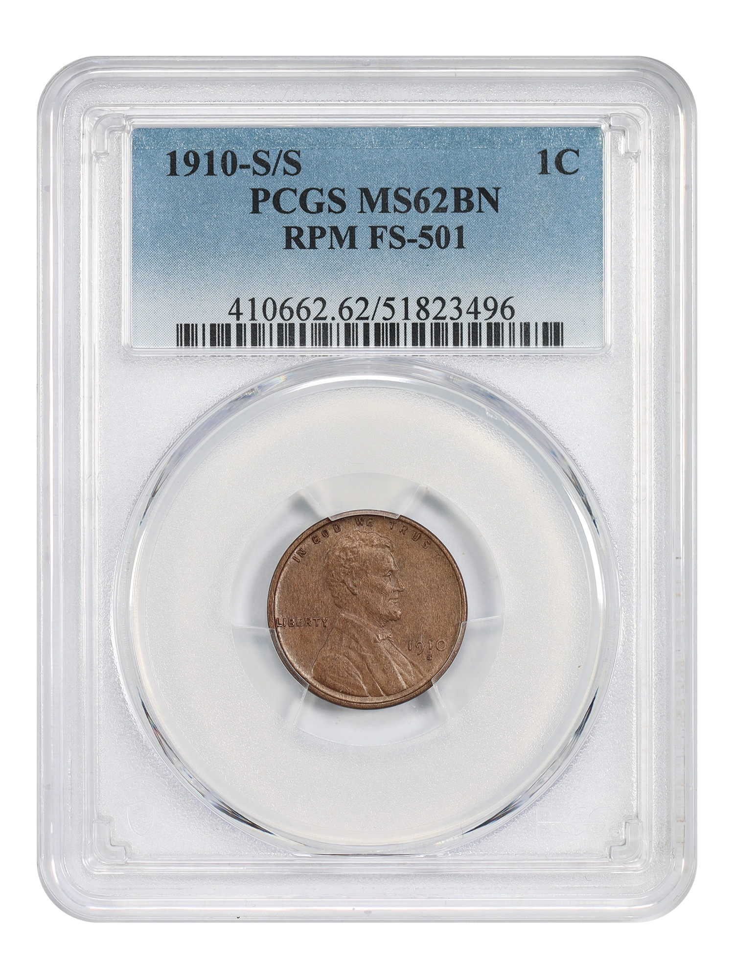 1910-S/S 1C RPM FS-501, BN