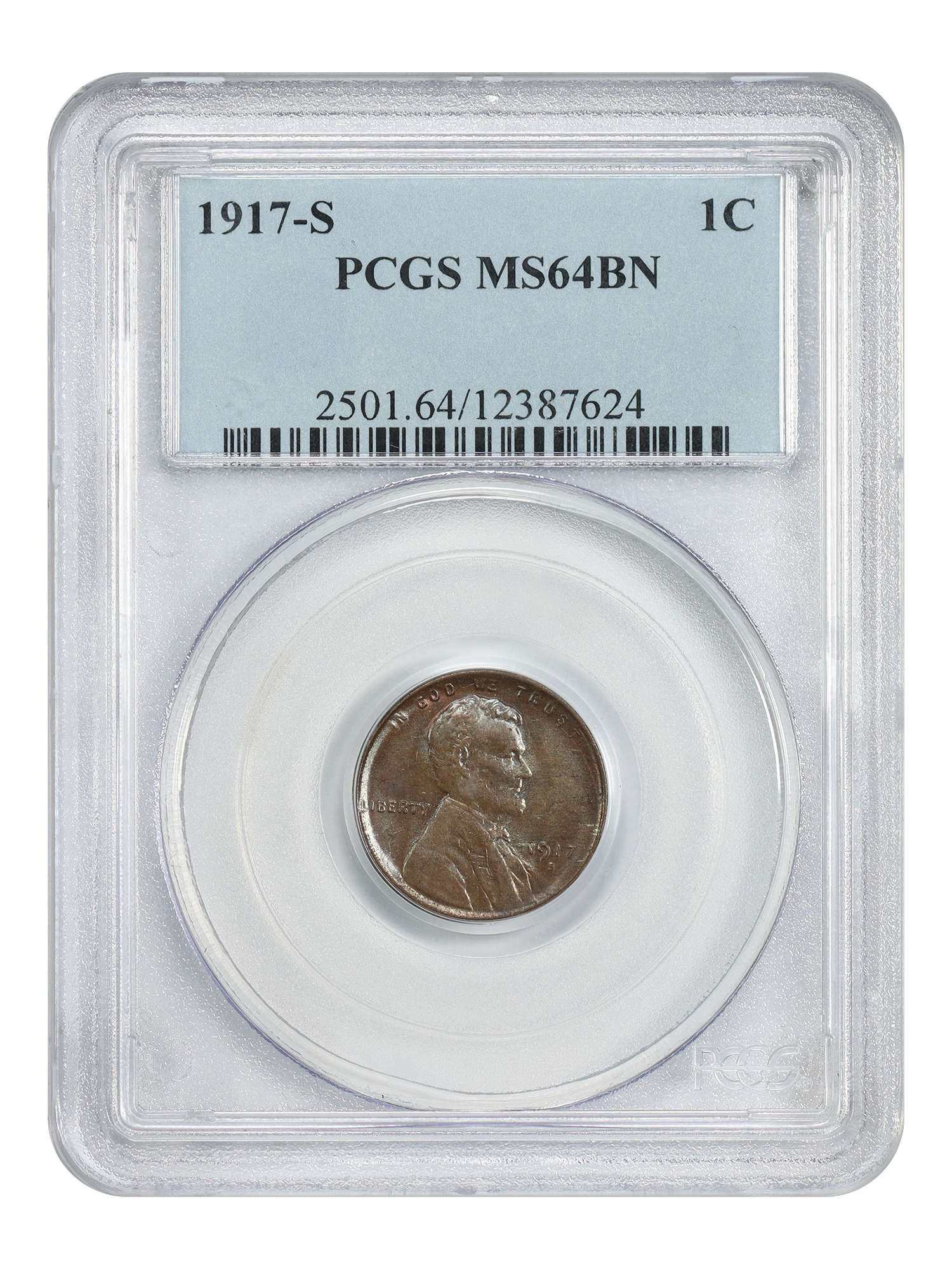 1917-S 1C, BN