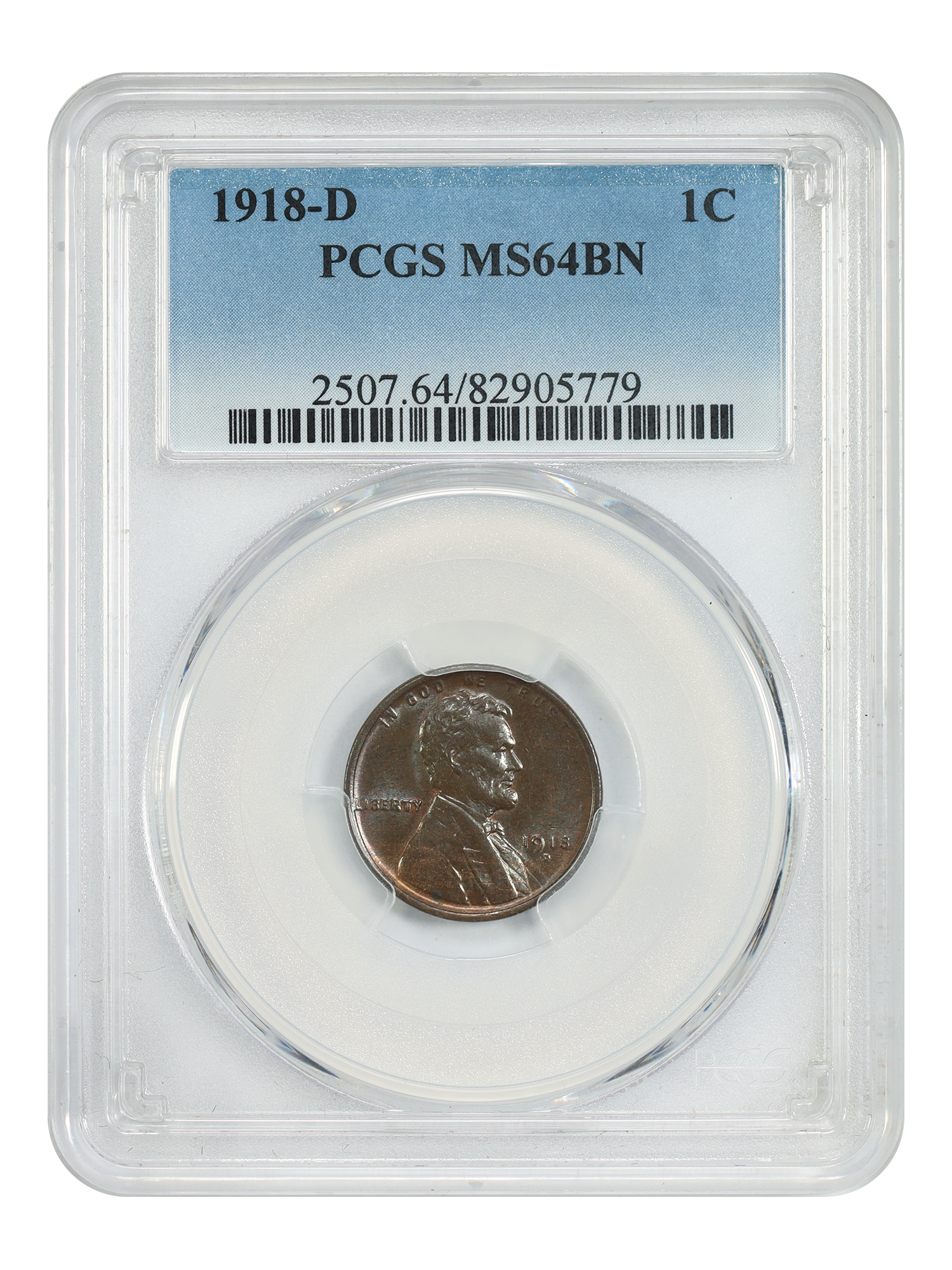 1918-D 1C, BN