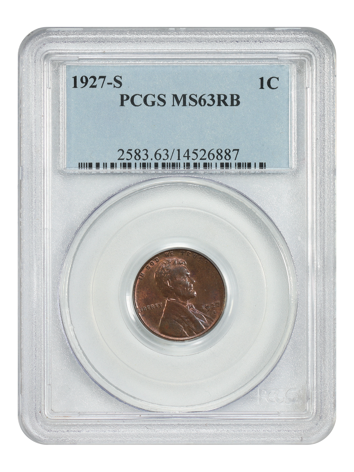 1927-S 1C, RB