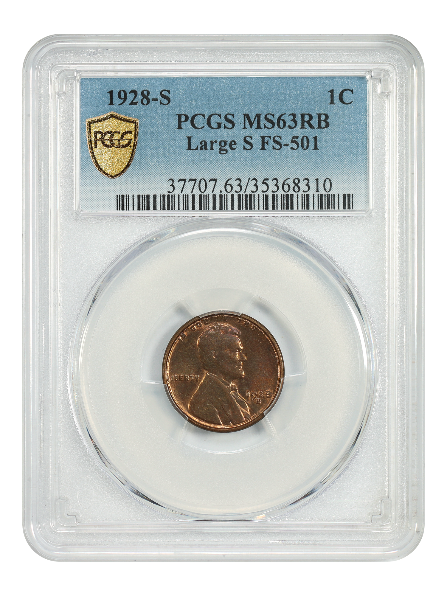 1928-S 1C Large S FS-501 (013.6), RB