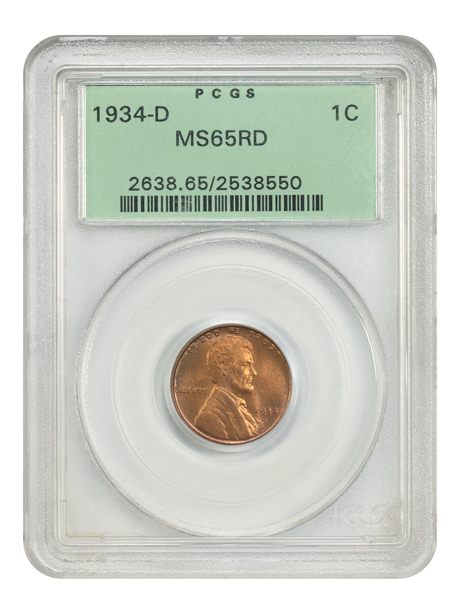 1934-D 1C, RD