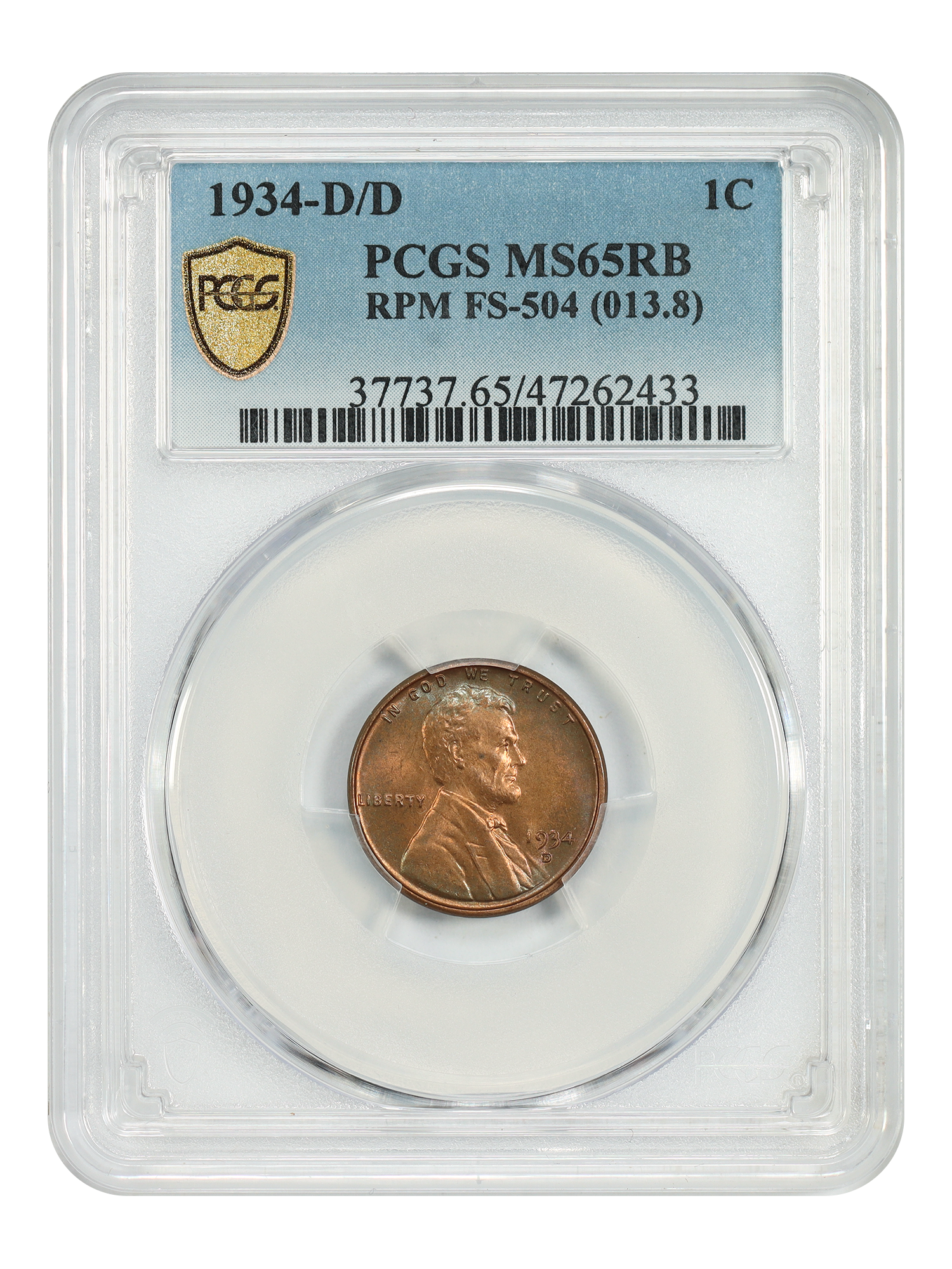 1934-D/D 1C RPM FS-504 (013.8), RB