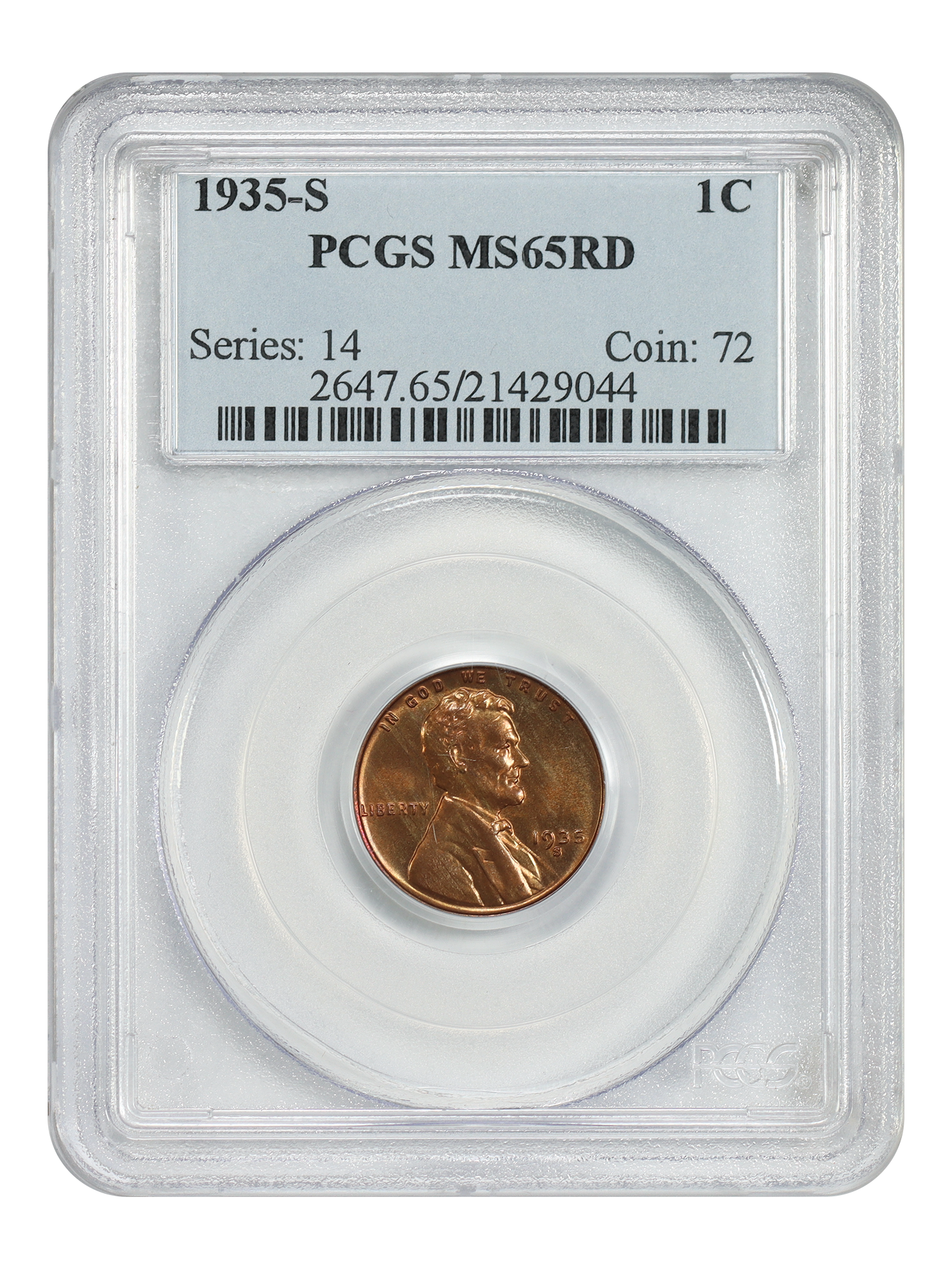 1935-S 1C, RD
