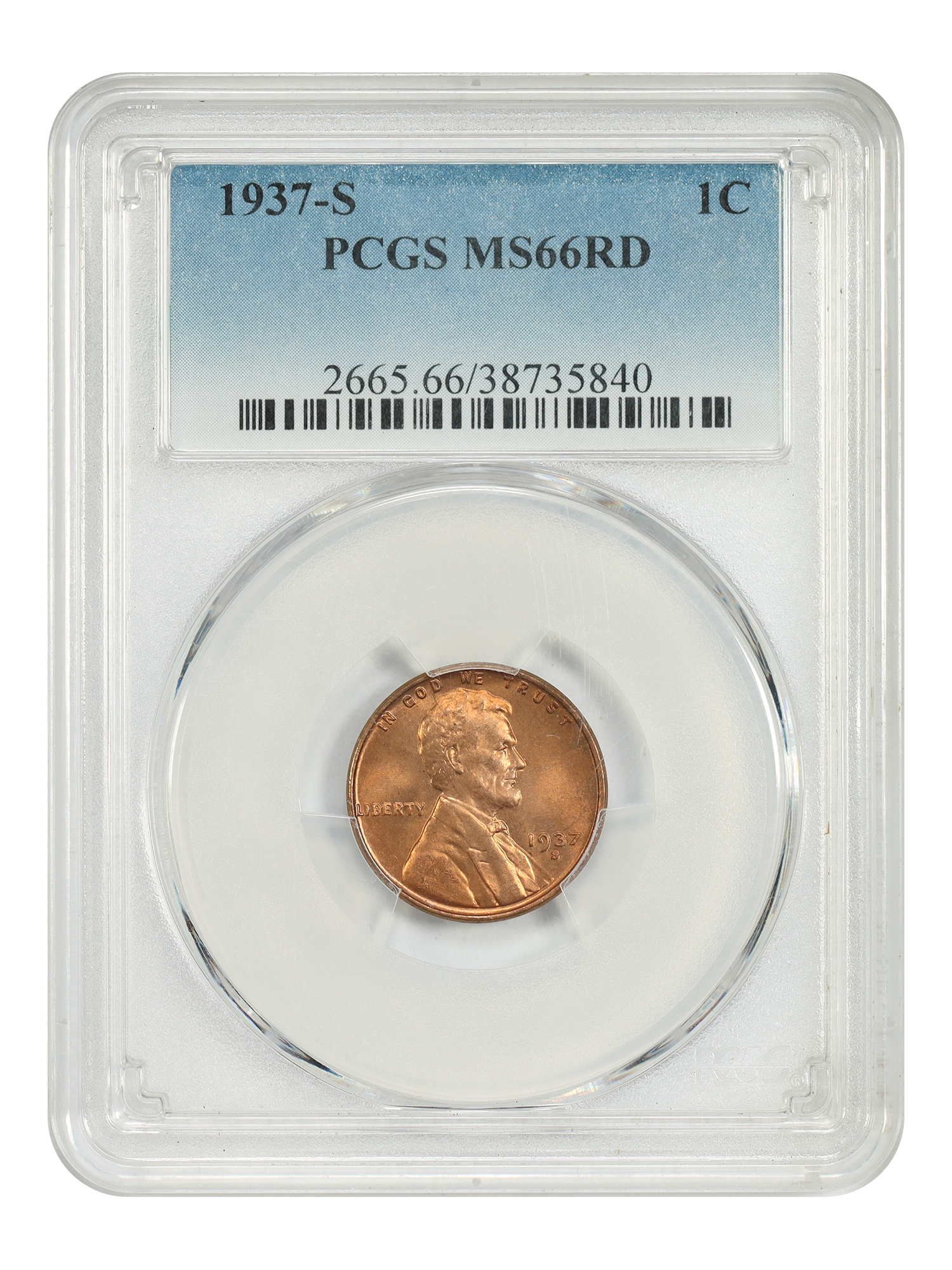 1937-S 1C, RD