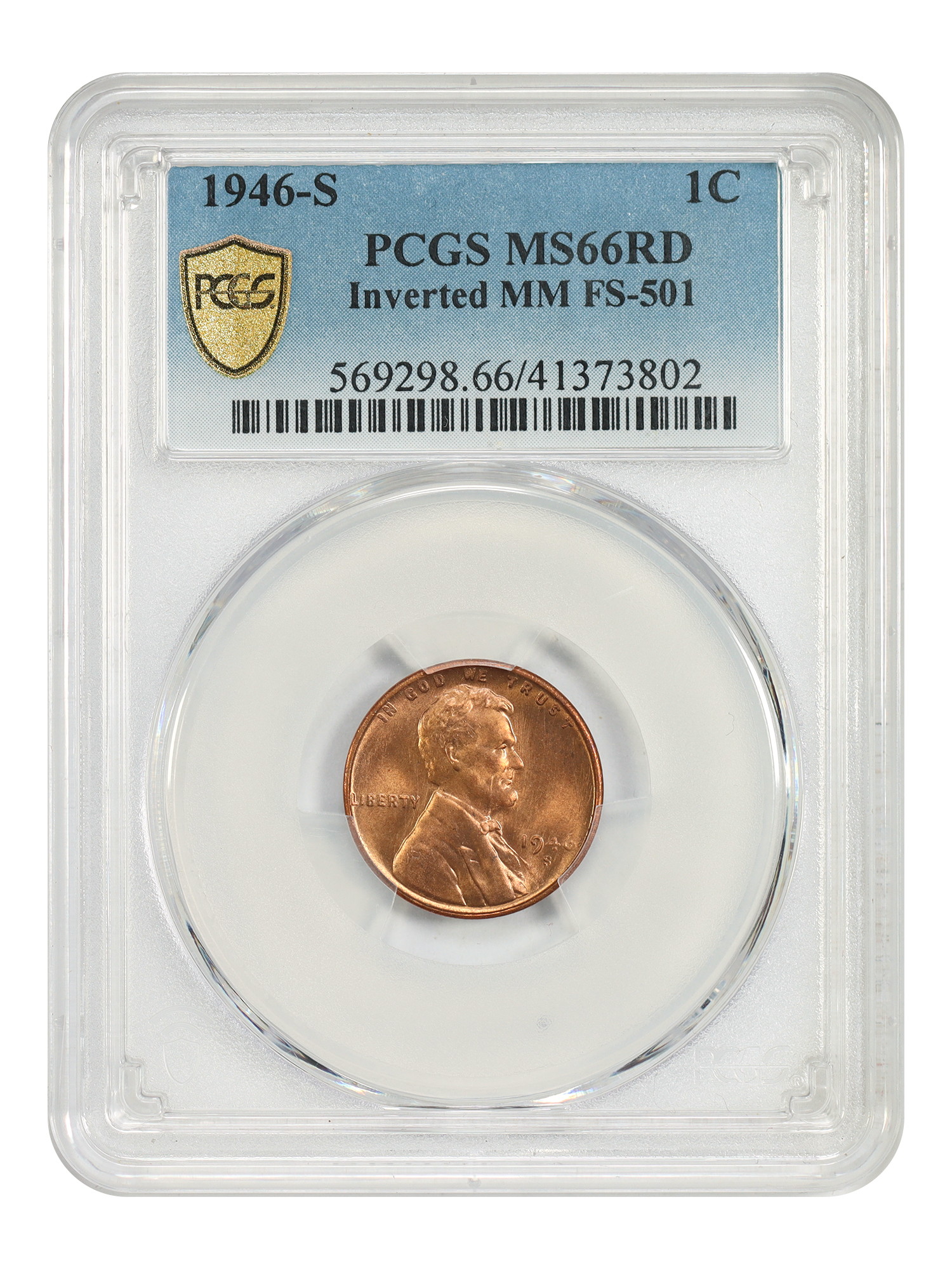 1946-S 1C Inverted MM FS-501, RD