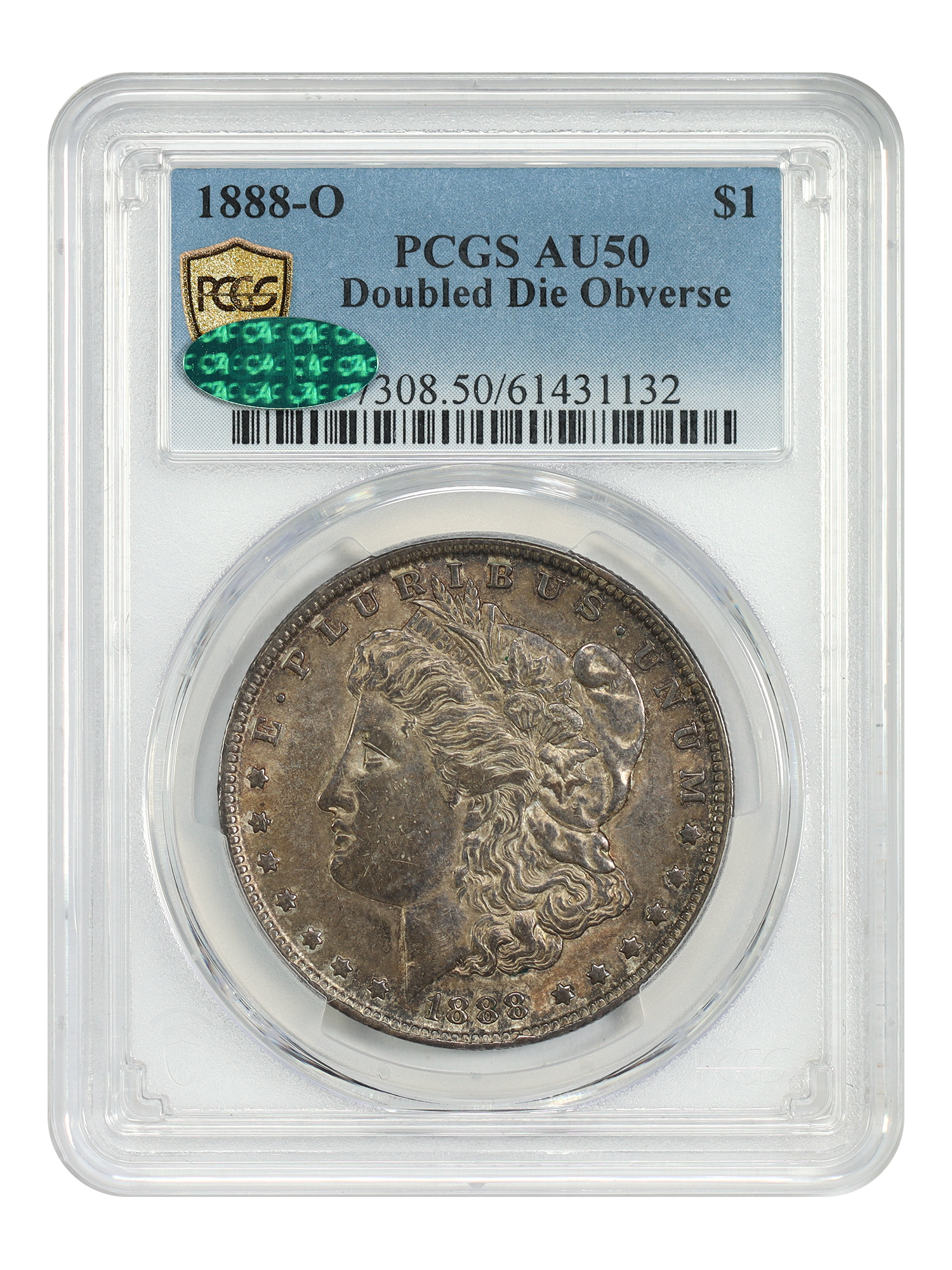 1888-O $1 Doubled Die Obverse