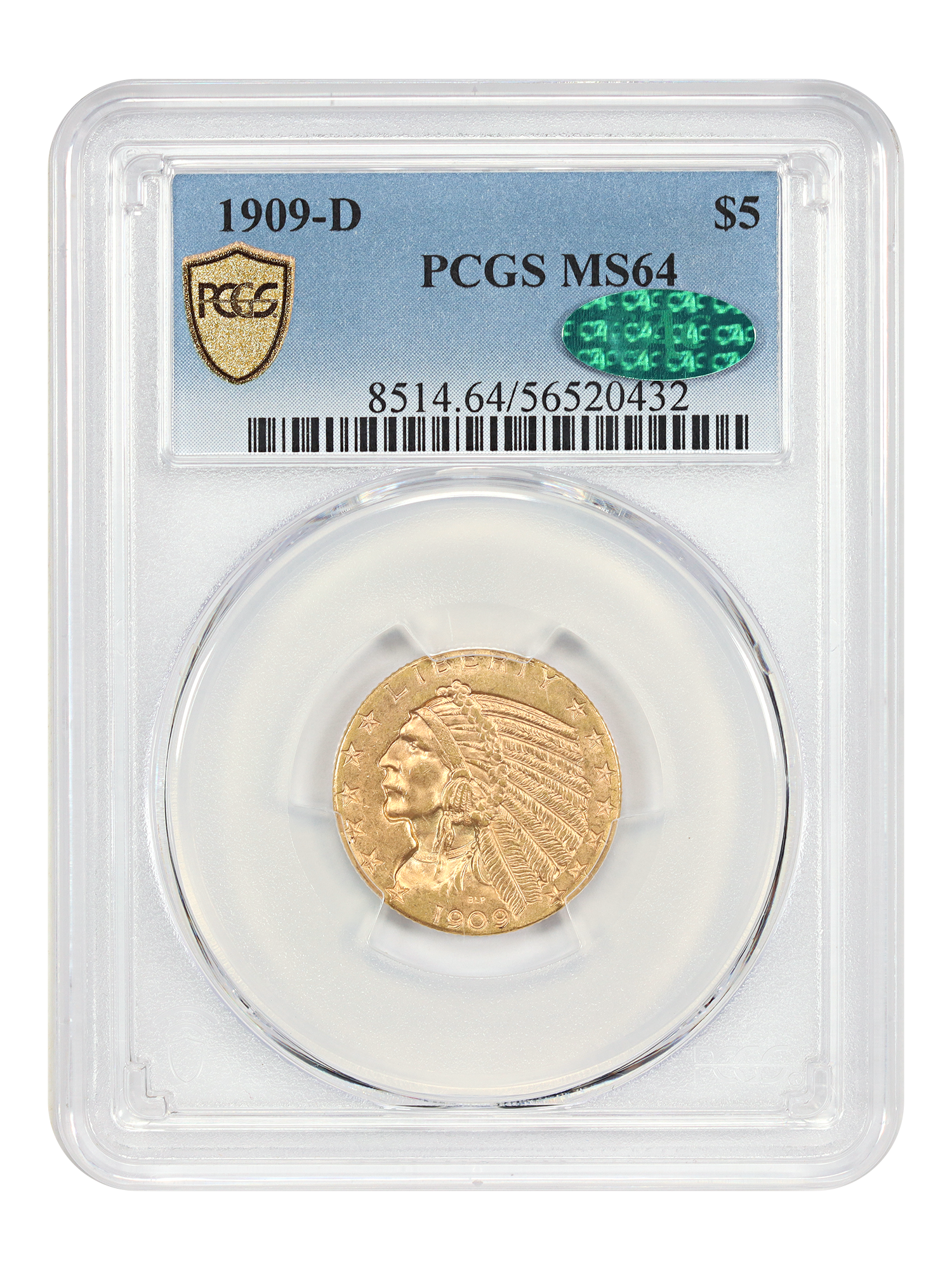 1909-D $5