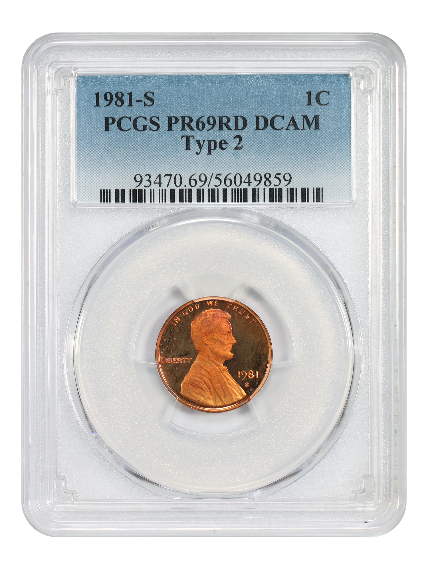 1981-S 1C Type 2, DCAM