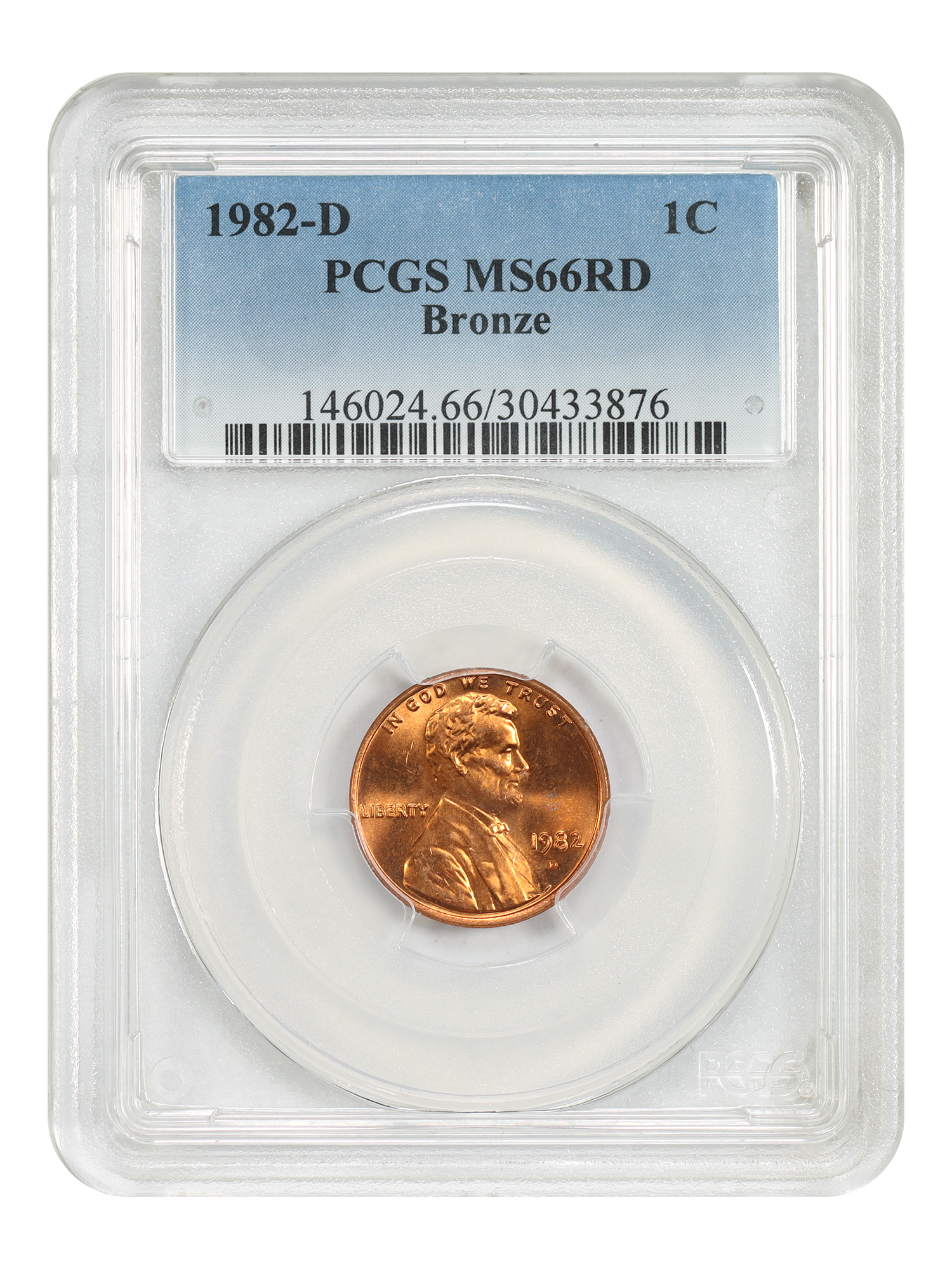 1982-D 1C Bronze, RD