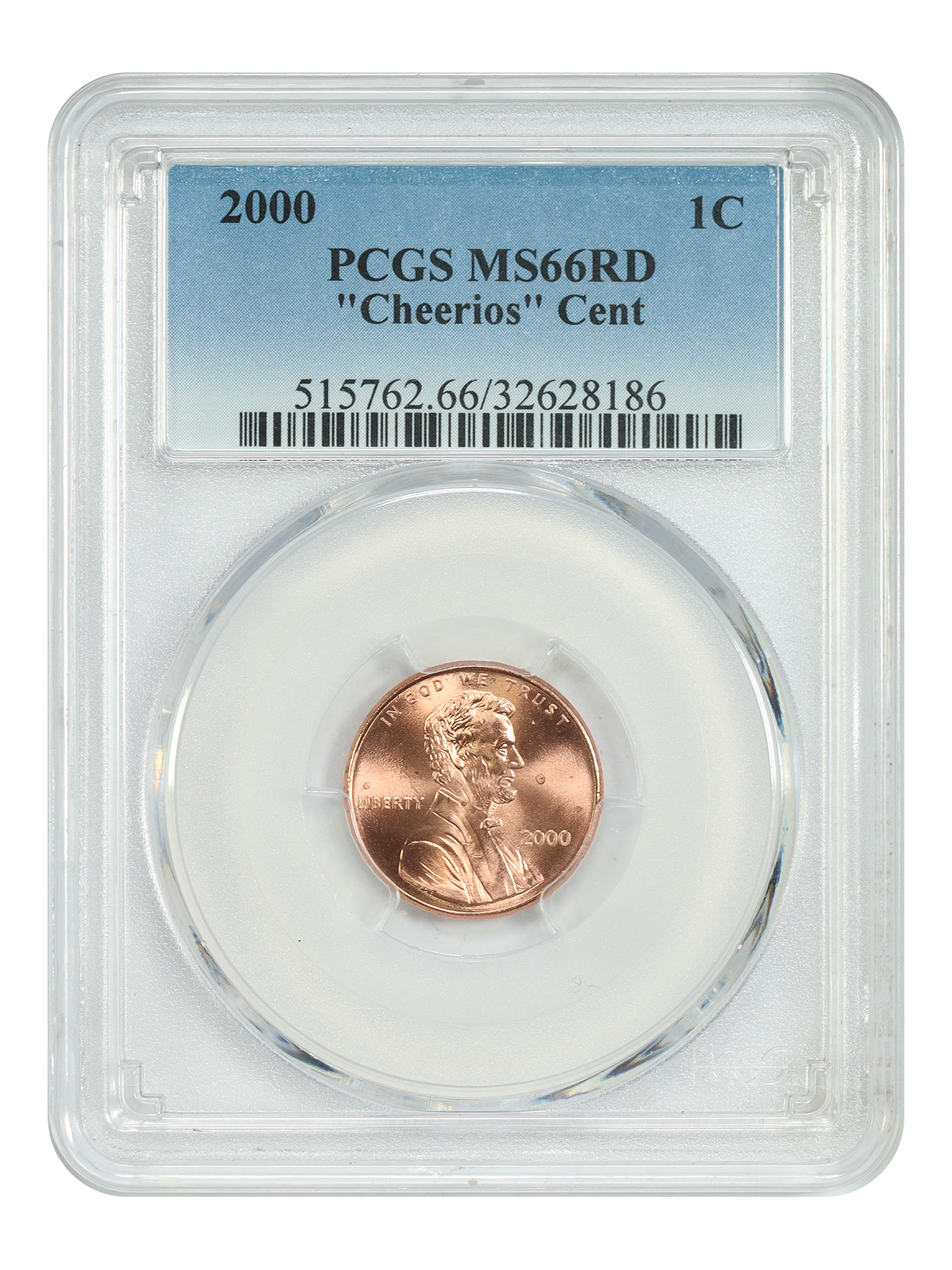 2000 1C Cheerios" Cent, RD"