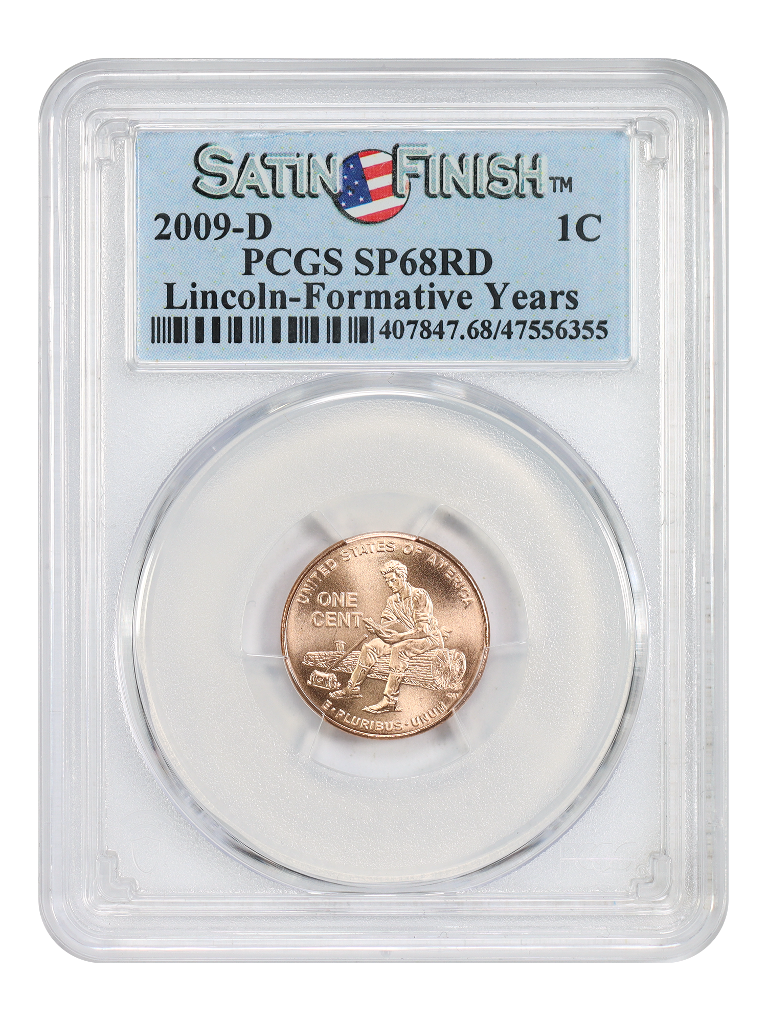 2009-D 1C Lincoln-Formative Years Satin Finish, RD