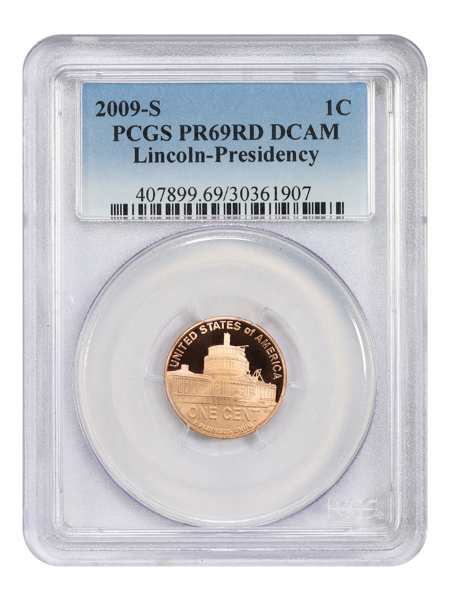 2009-S 1C Lincoln-Presidency, DCAM