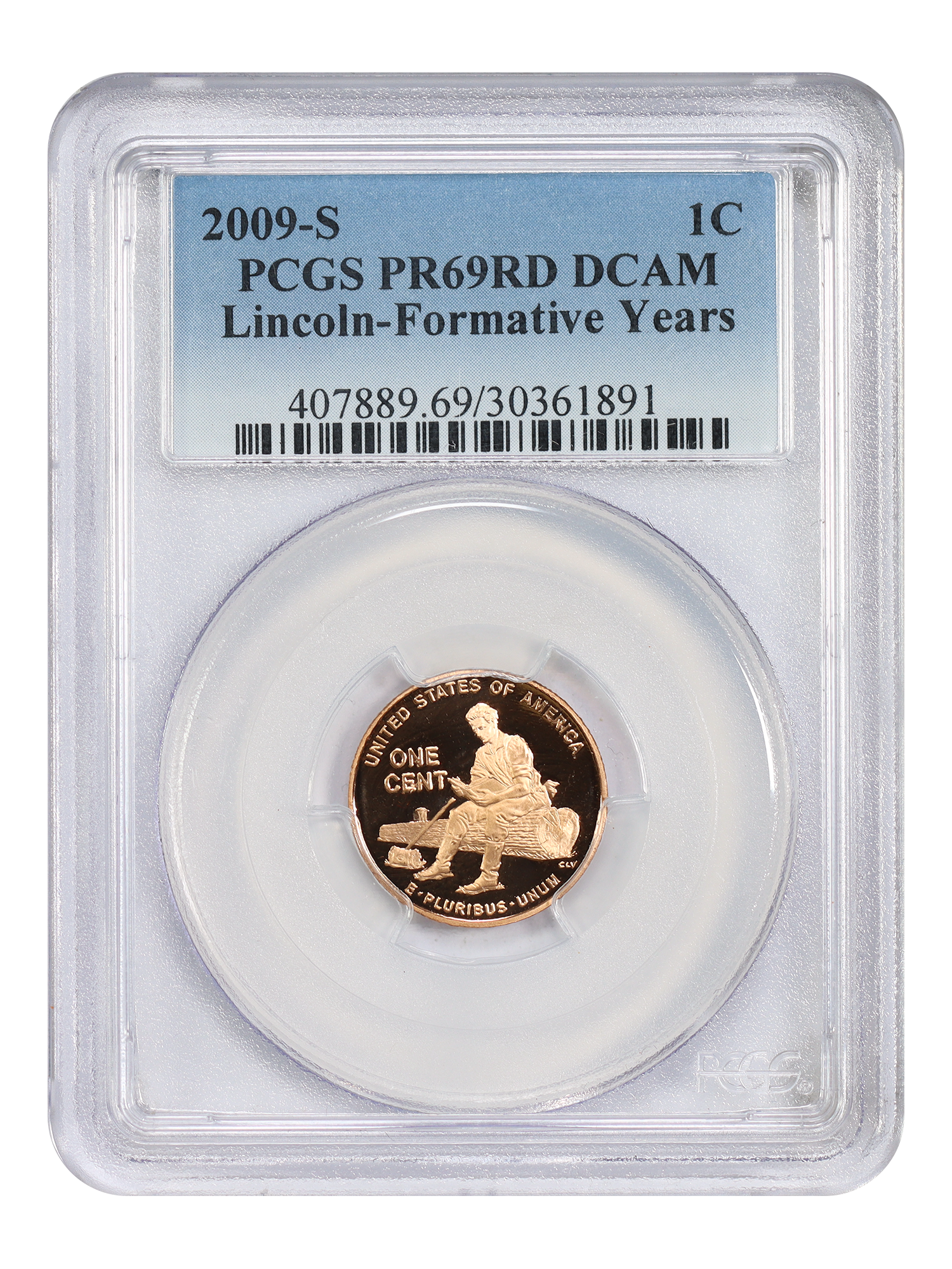 2009-S 1C Lincoln-Formative Years, DCAM