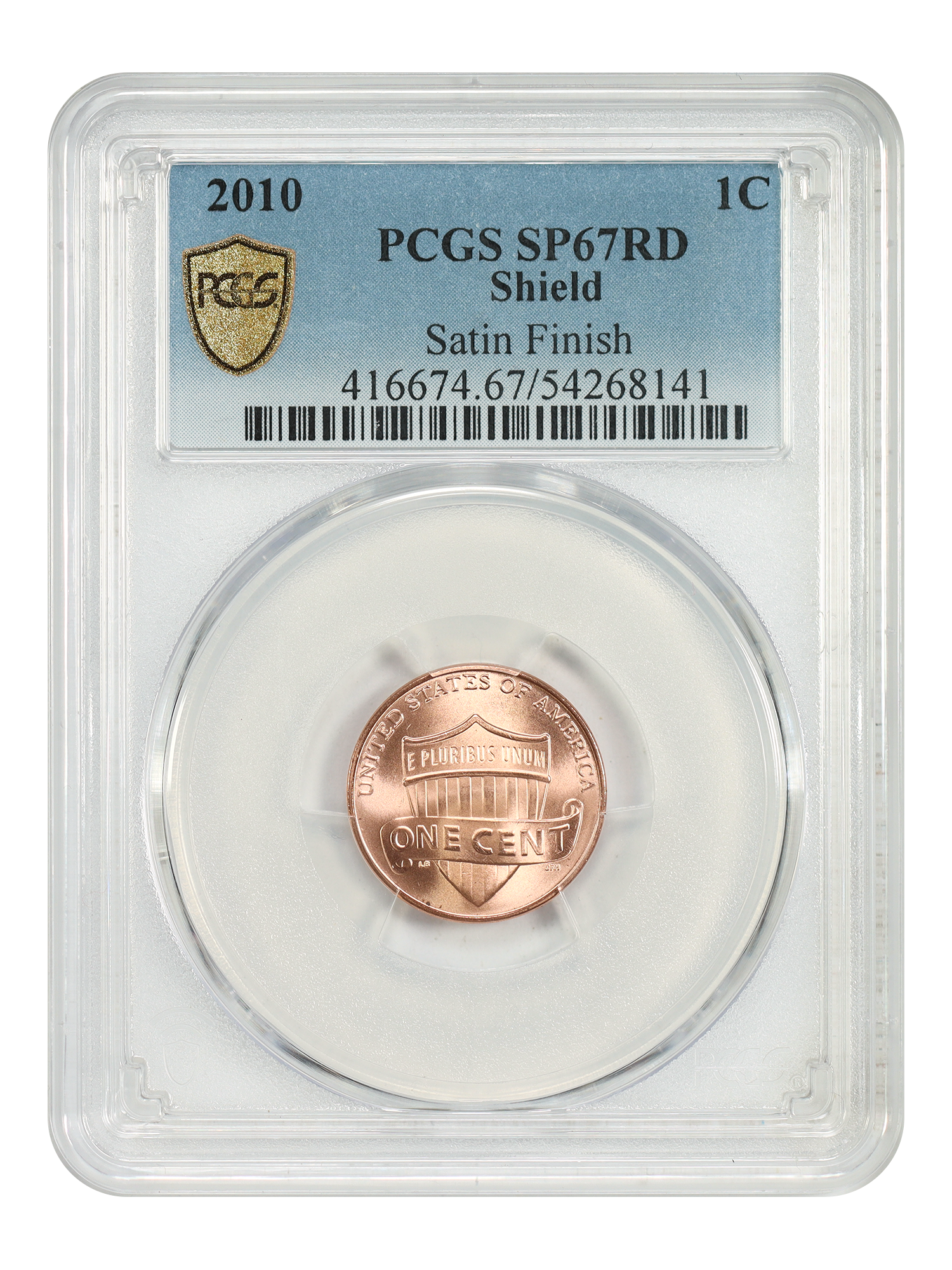 2010 1C Shield Satin Finish, RD