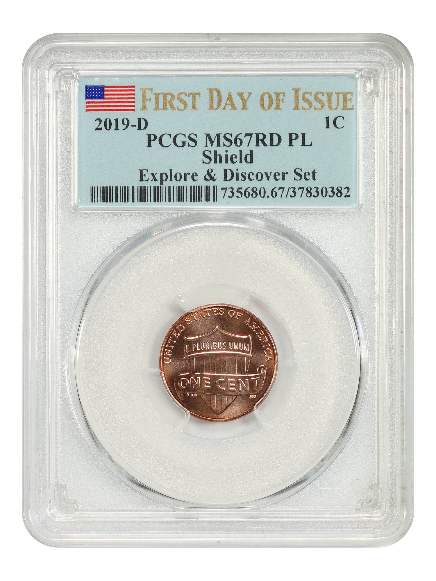 2019-D 1C Shield Explore & Discover Set First Day of Issue, RP