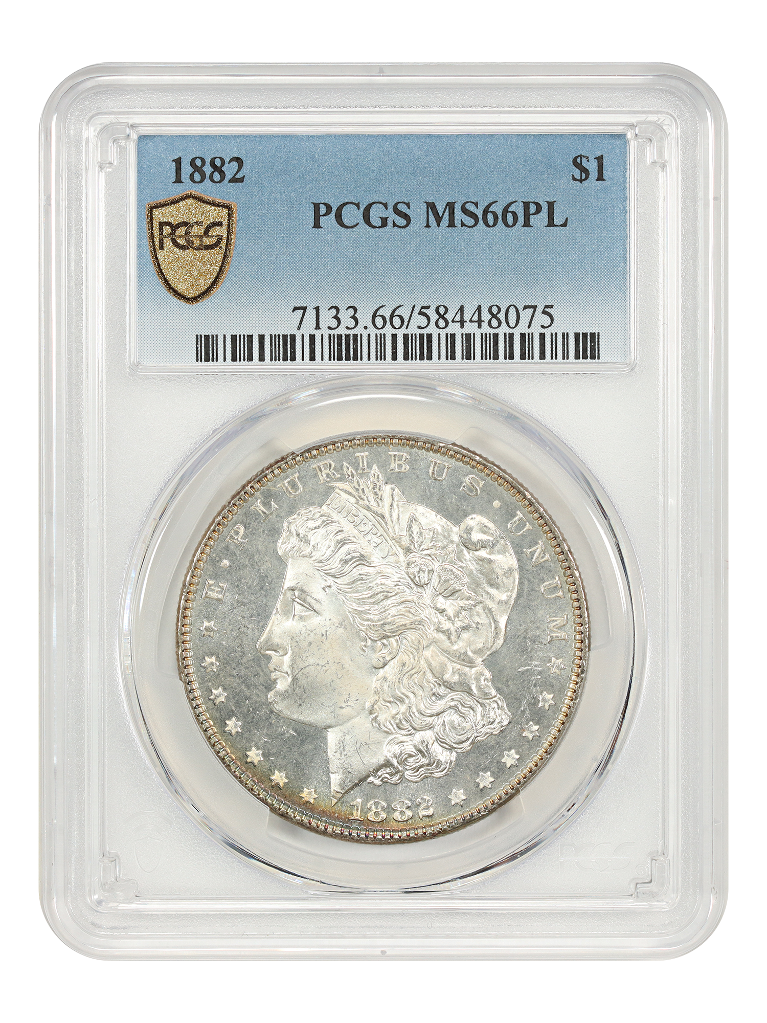 1882 $1 PCGS MS66PL