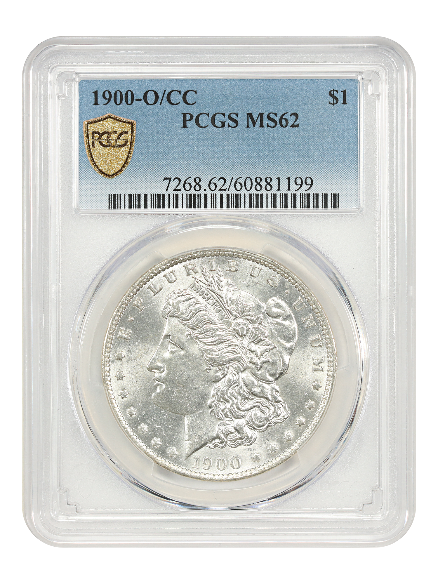 1900-O/CC $1 PCGS MS62